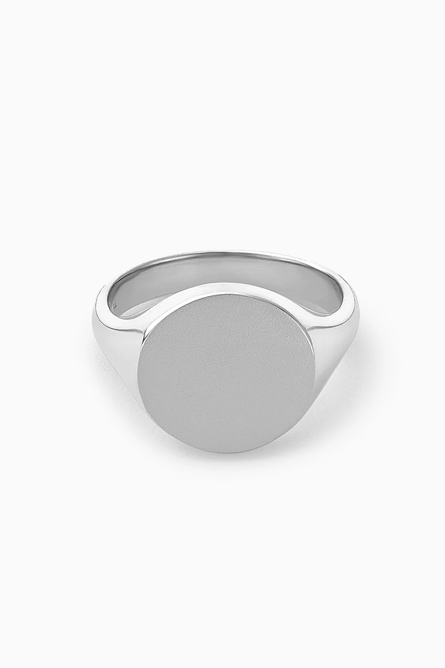 Mens silver signet ring hotsell