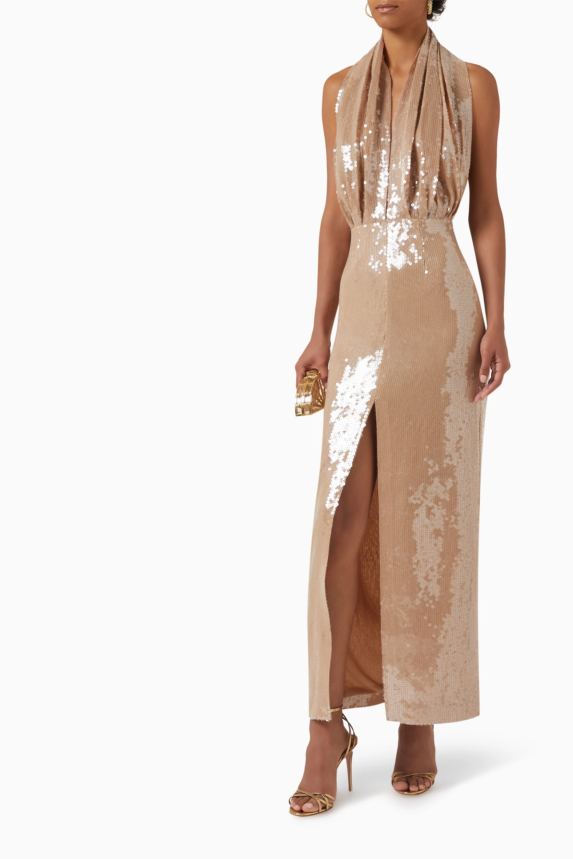 Bcbg sequin maxi skirt sales