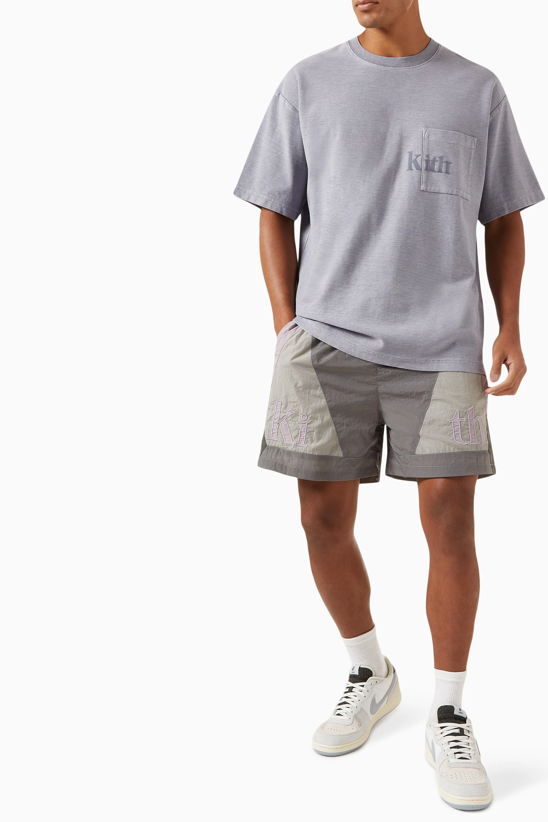 Buy Kith Neutral Turbo Swim Shorts in Nylon for Men in UAE Ounass