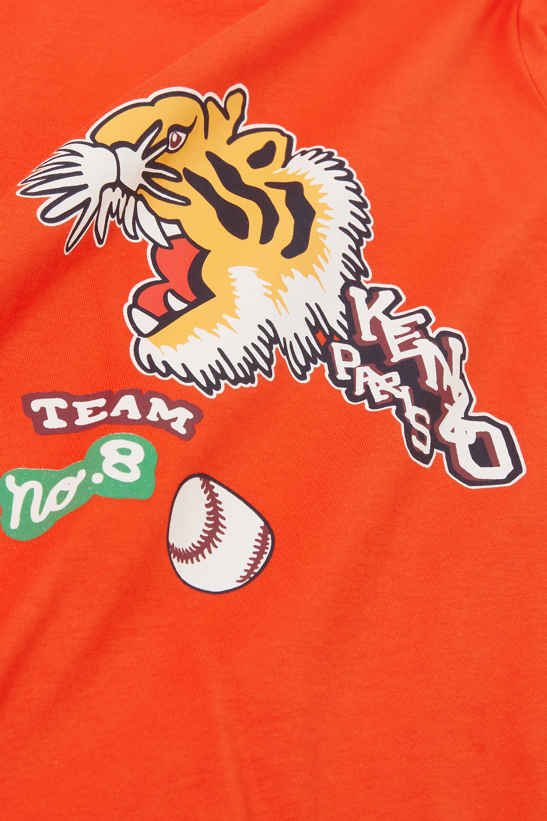 Orange tiger new arrivals t shirt