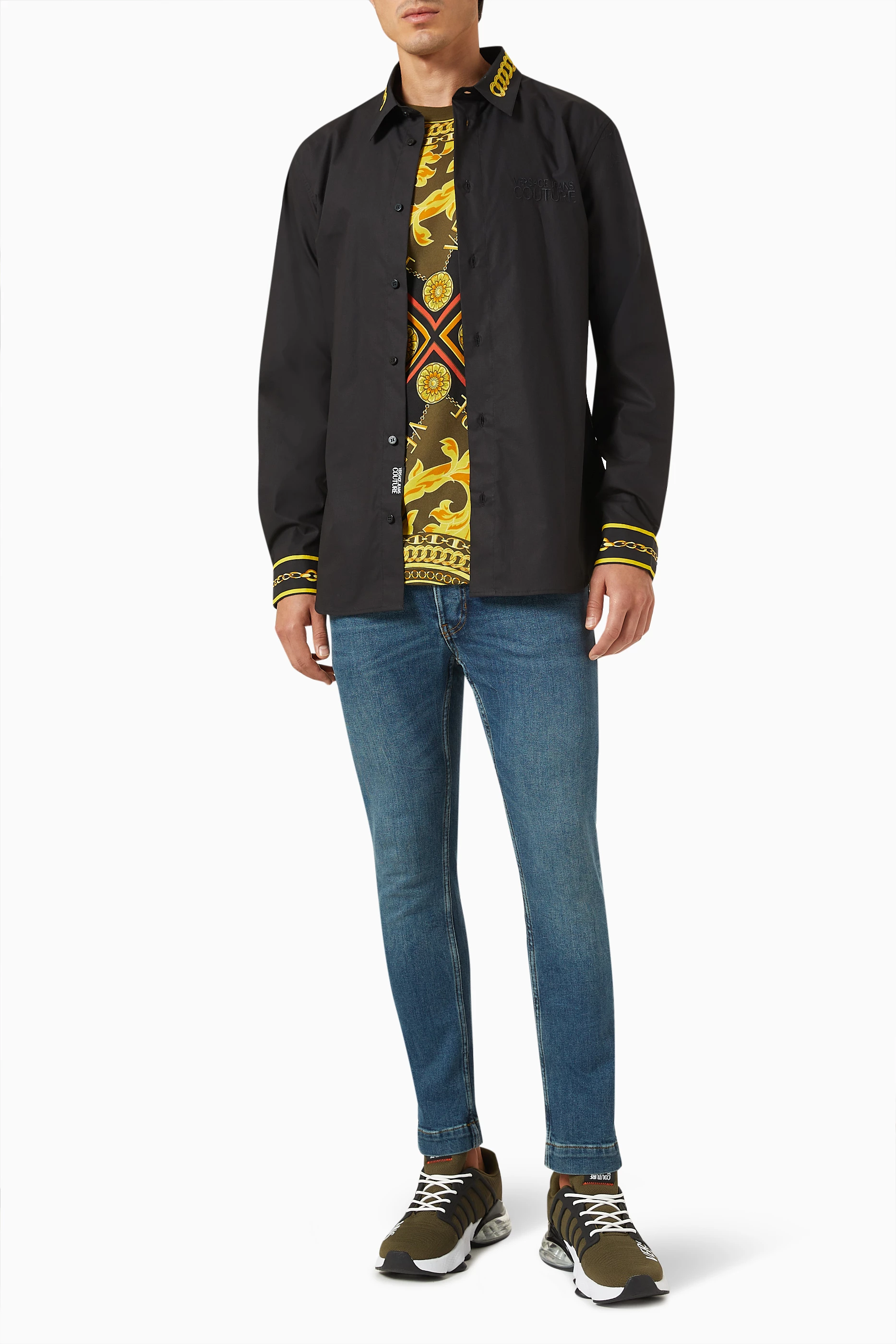 Versace jeans men's cheap shirt
