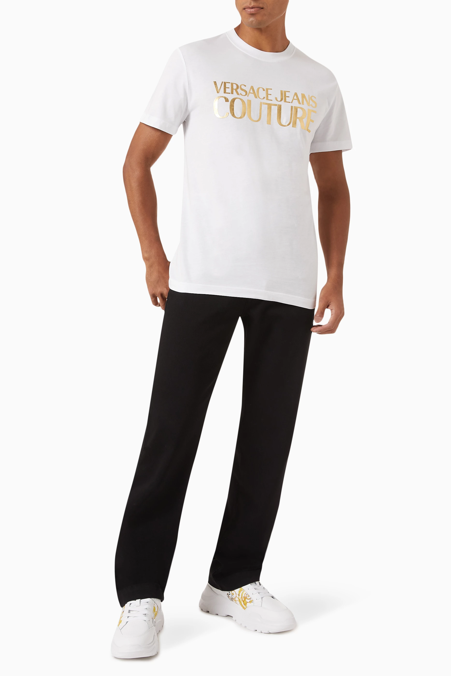 Versace jeans shop white t shirt