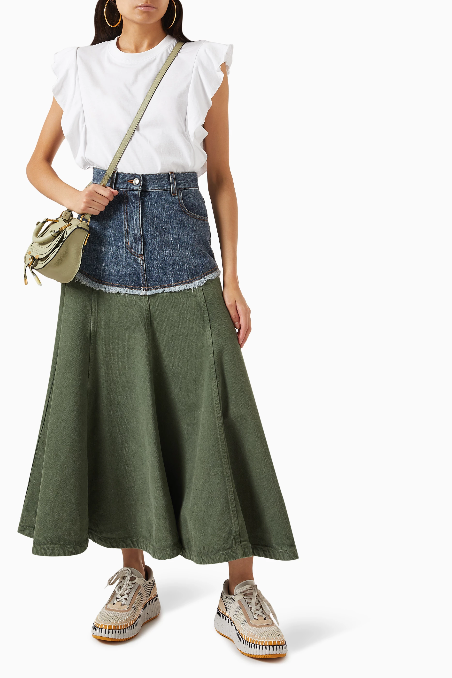 Chloe denim 2024 skirt