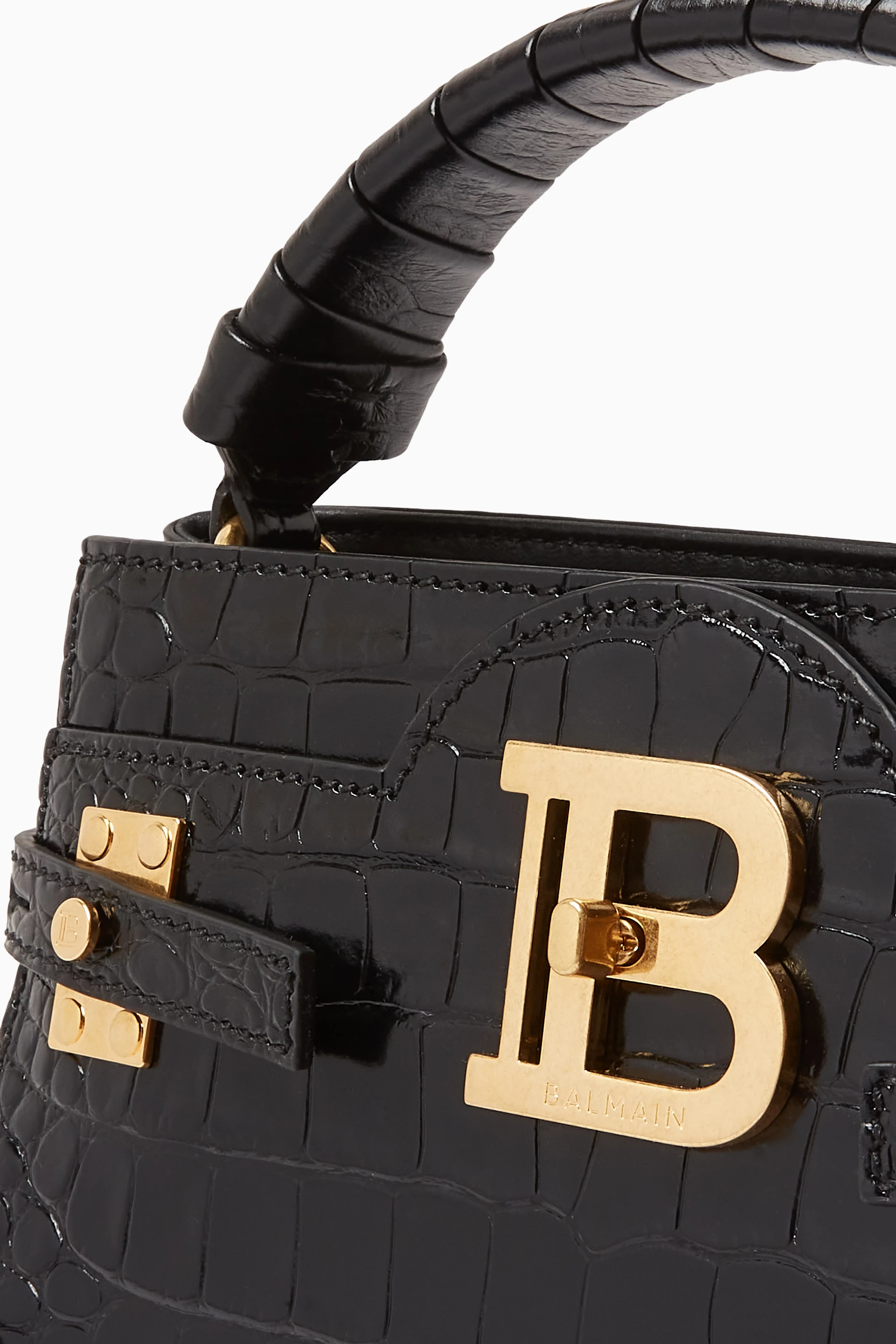Balmain crocodile bag store