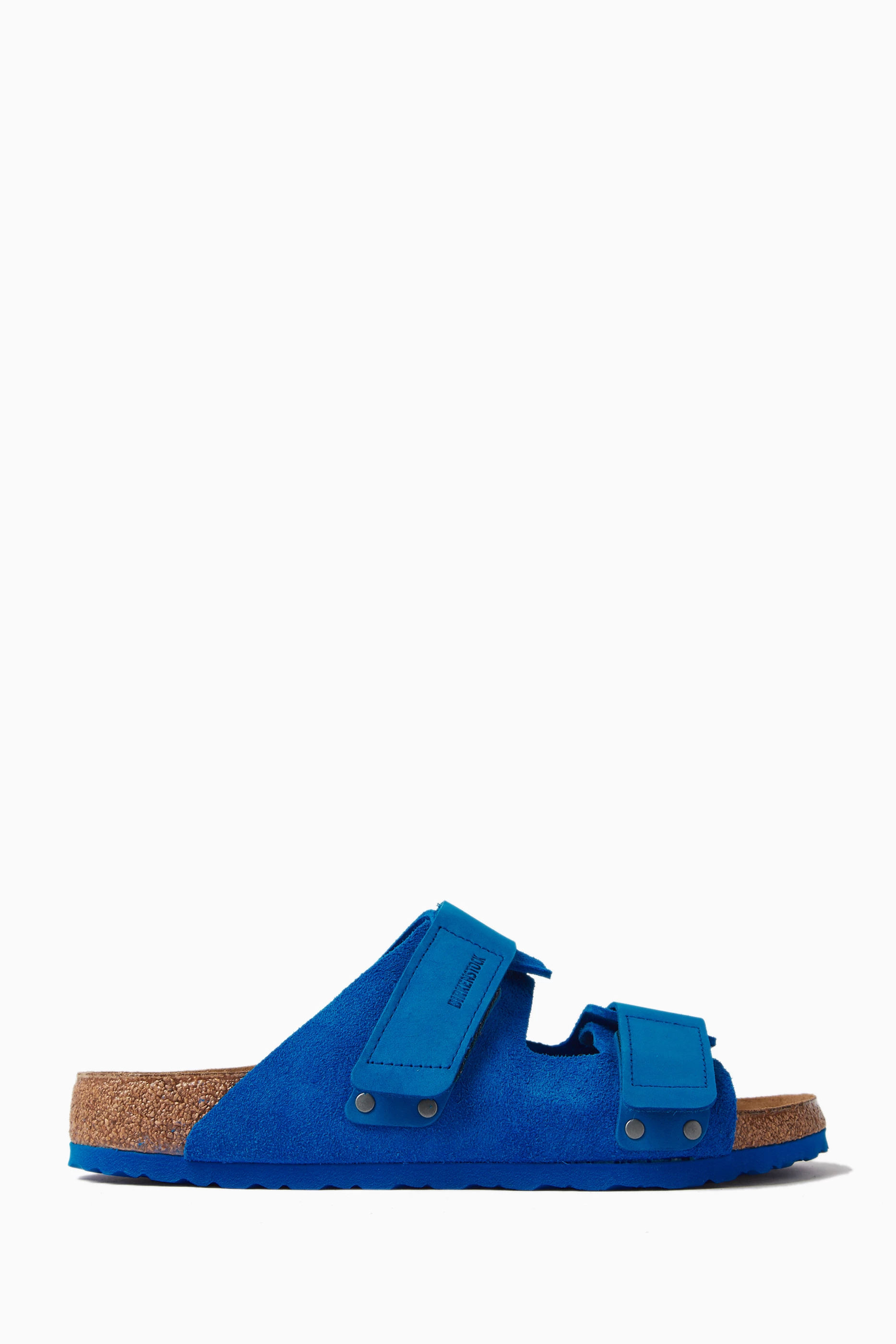 Blue suede 2025 birkenstocks