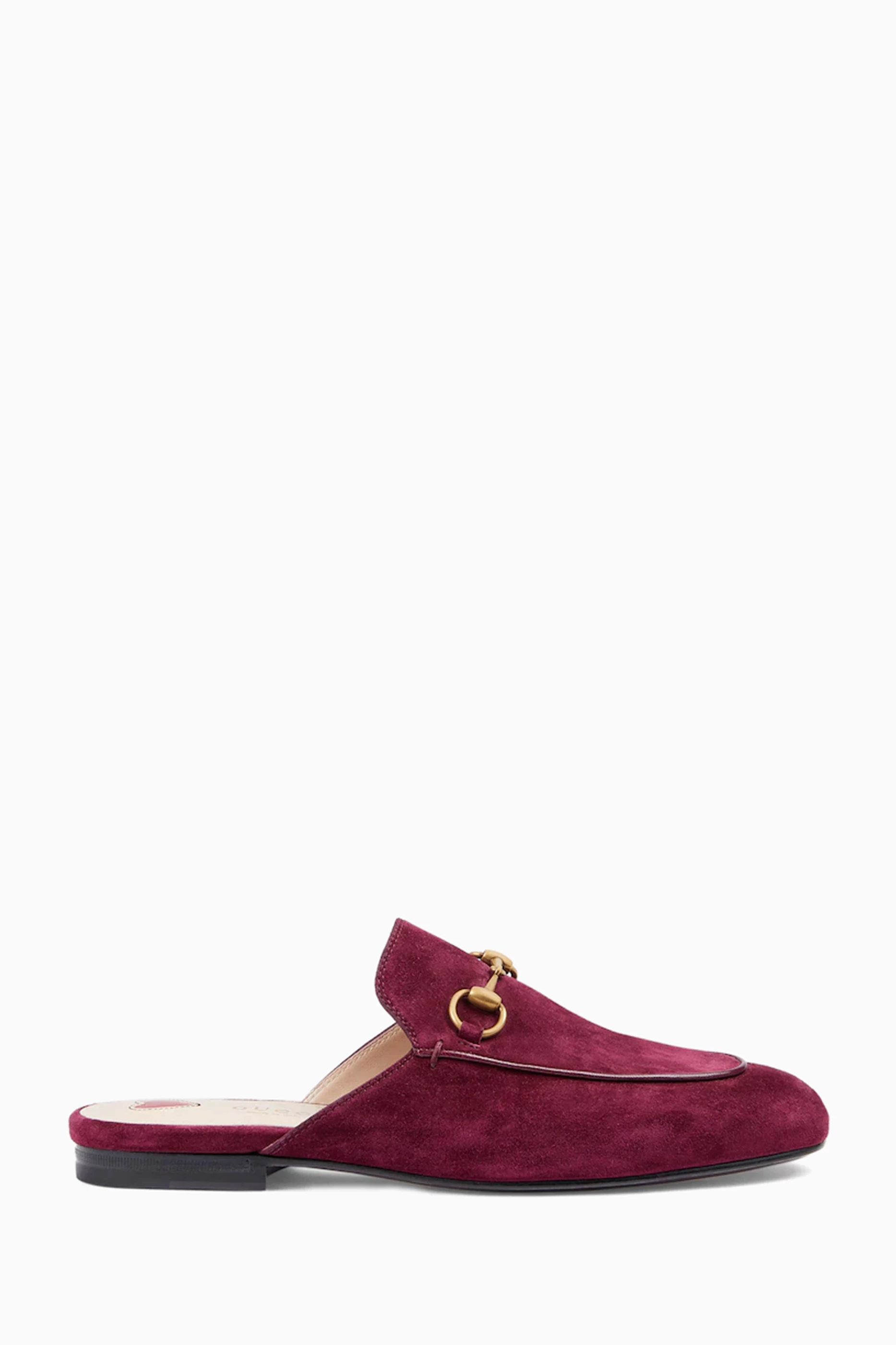 Gucci red princetown mules 2025