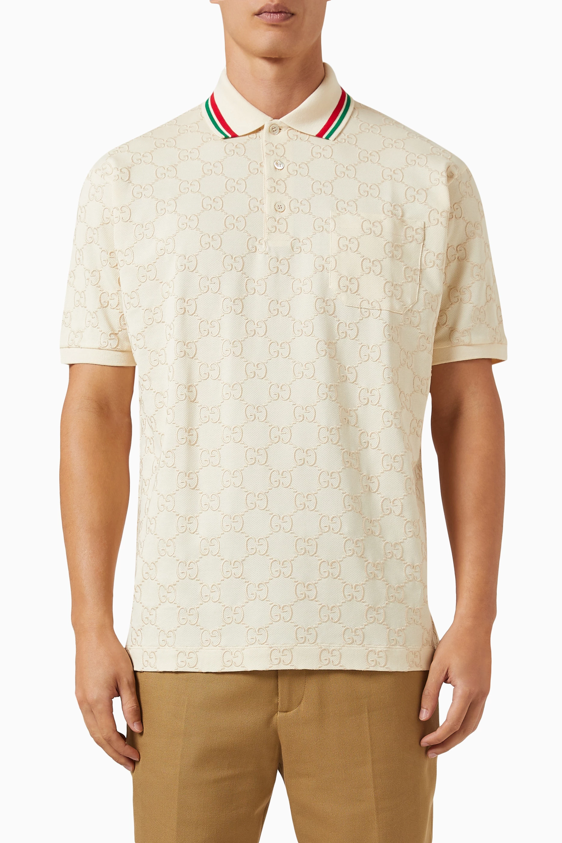 Gucci logo polo hotsell