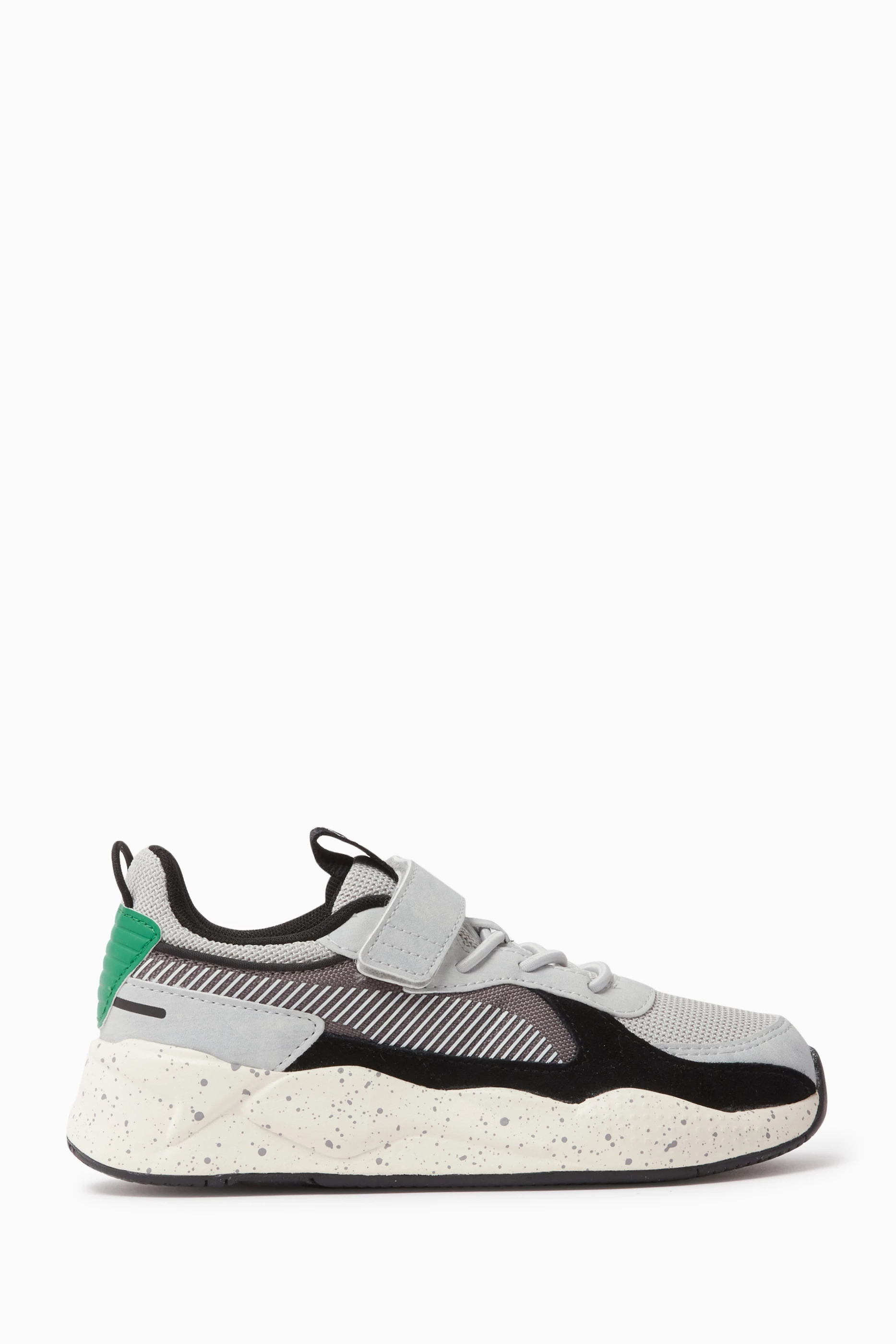 Buy Puma Grey Pre School RS X Street Punk Sneakers in Mesh for