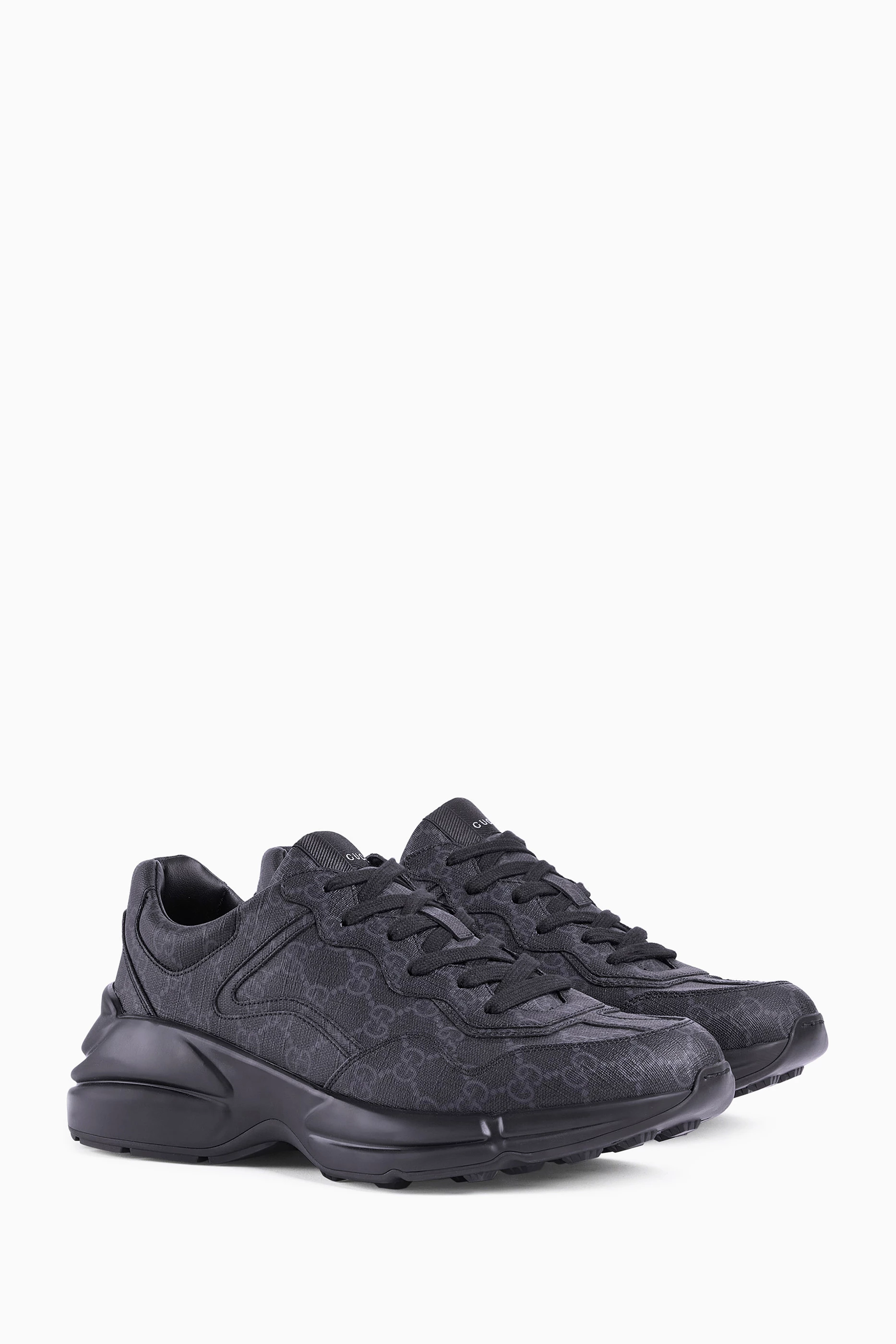 Gucci rhyton discount sneaker black