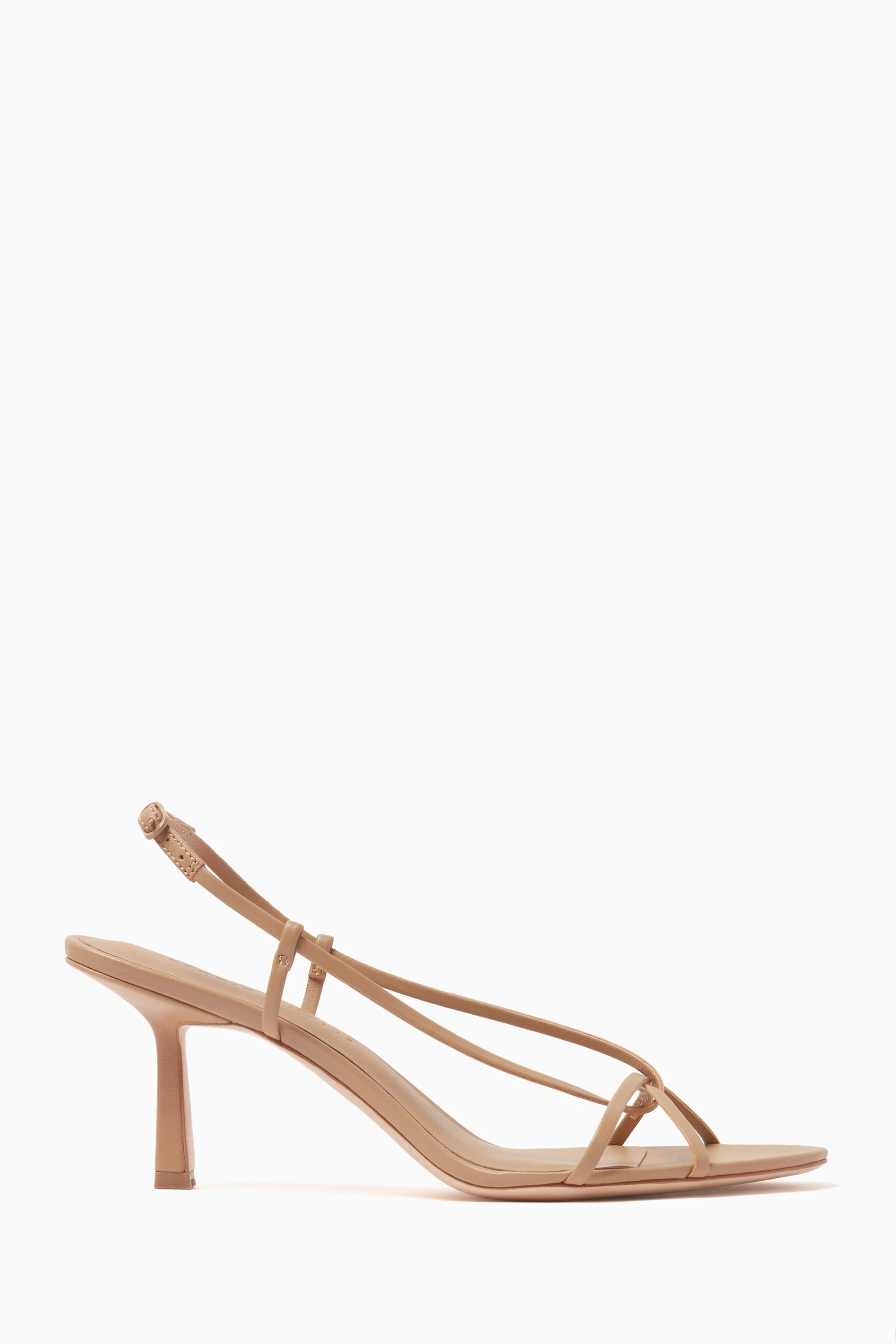 Nude deals strappy sandals