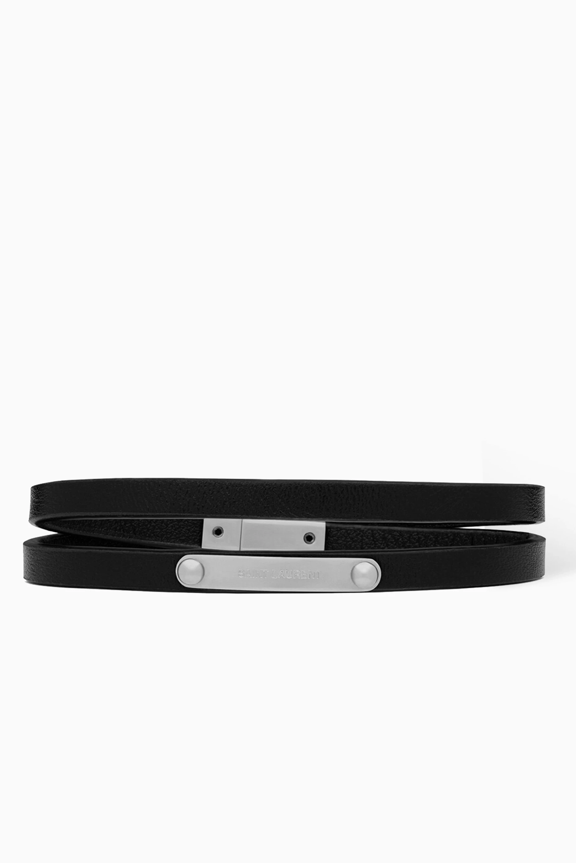 Saint laurent hotsell id bracelet