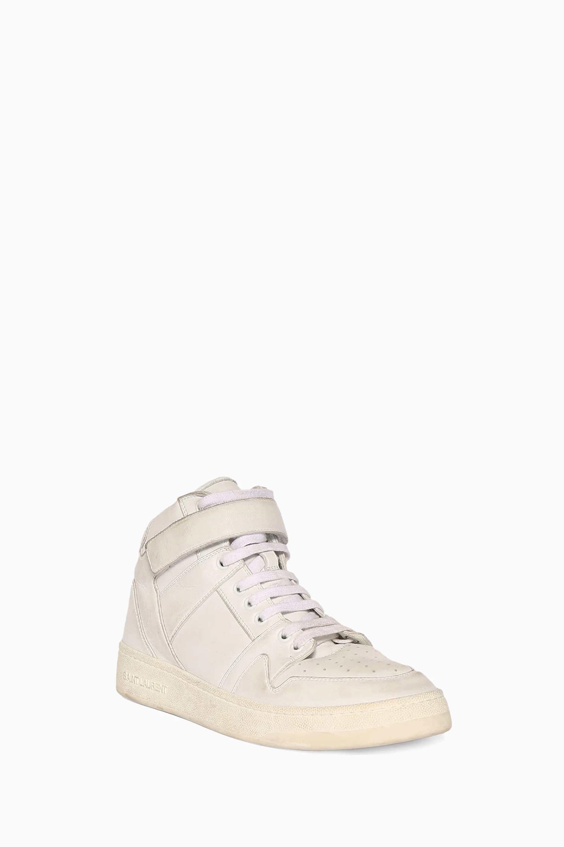 Buy SAINT LAURENT White LAX Sneakers in Leather for Men in UAE