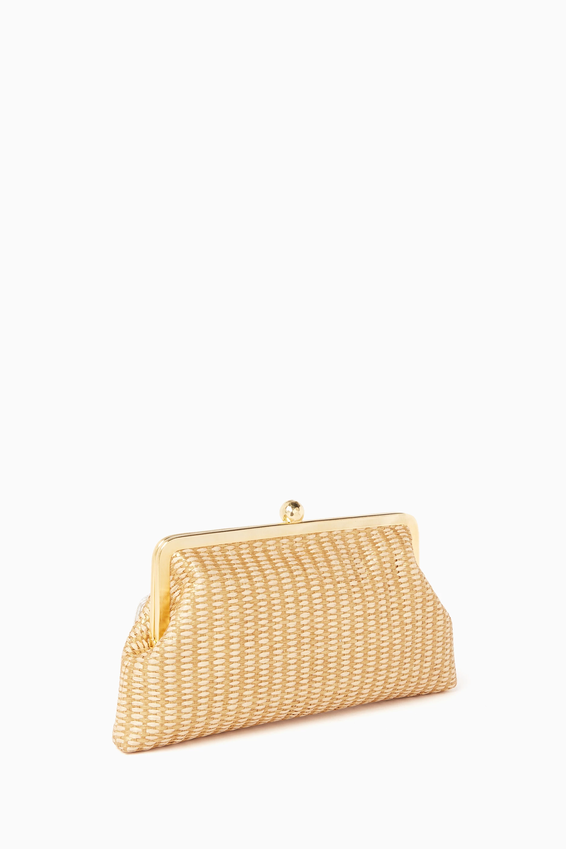 Beaded deals gold clutch