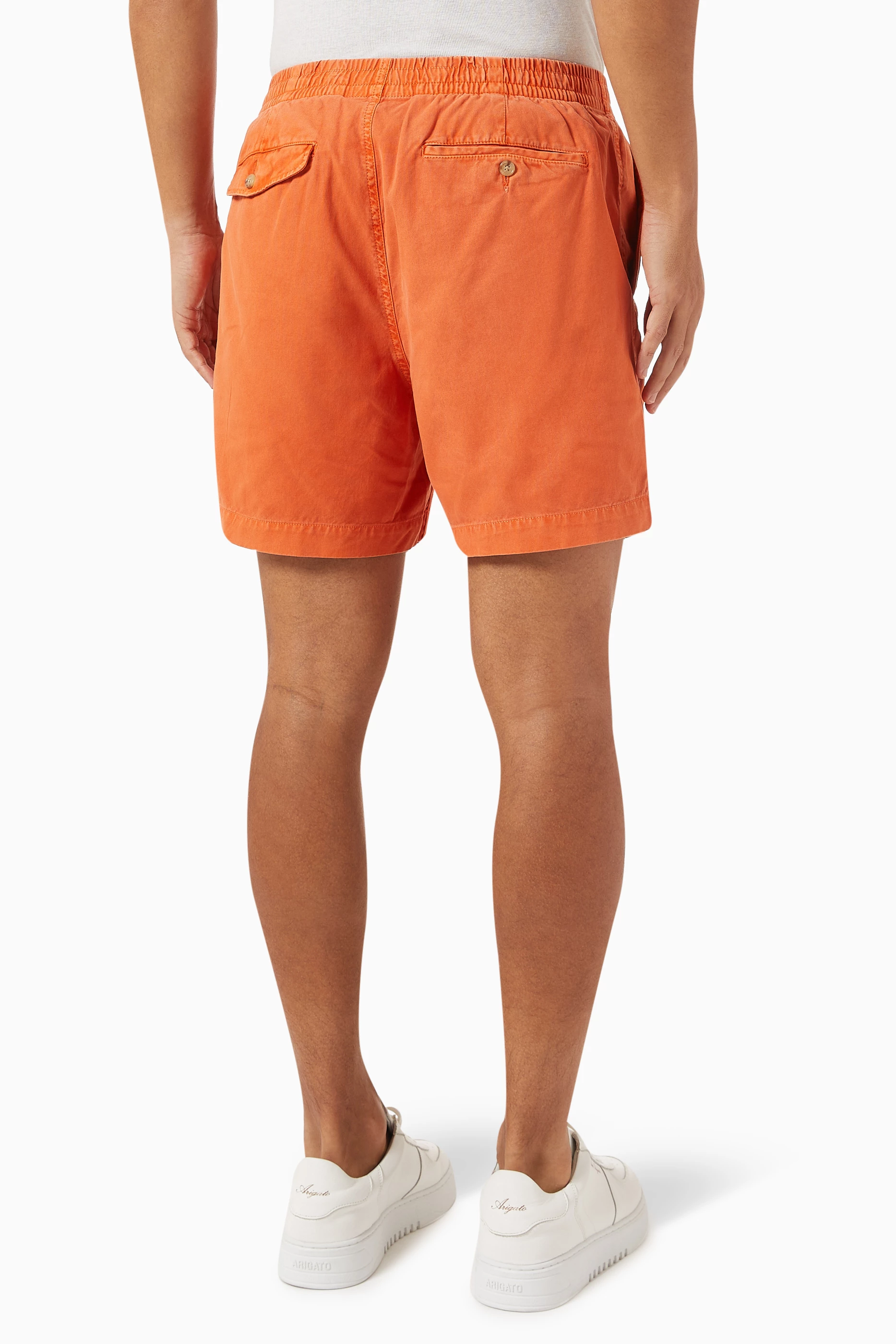 Orange shorts sale