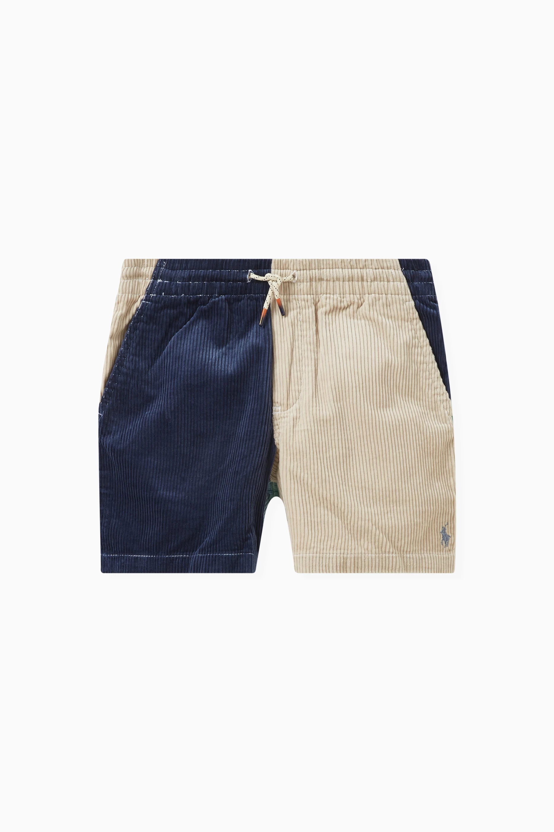 Buy Polo Ralph Lauren Multicolour Colour block Corduroy Shorts in