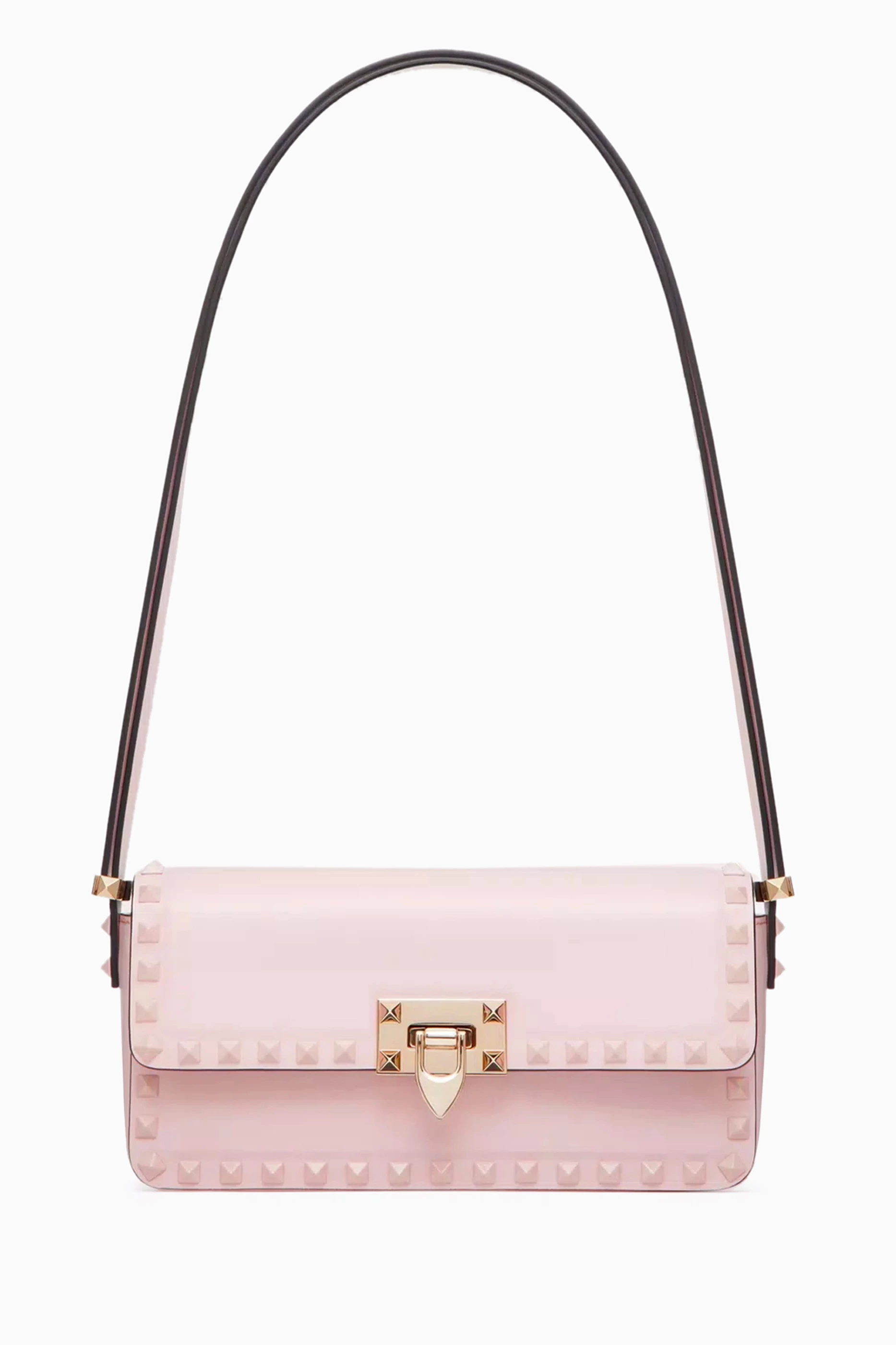 Valentino rockstud clutch best sale pink