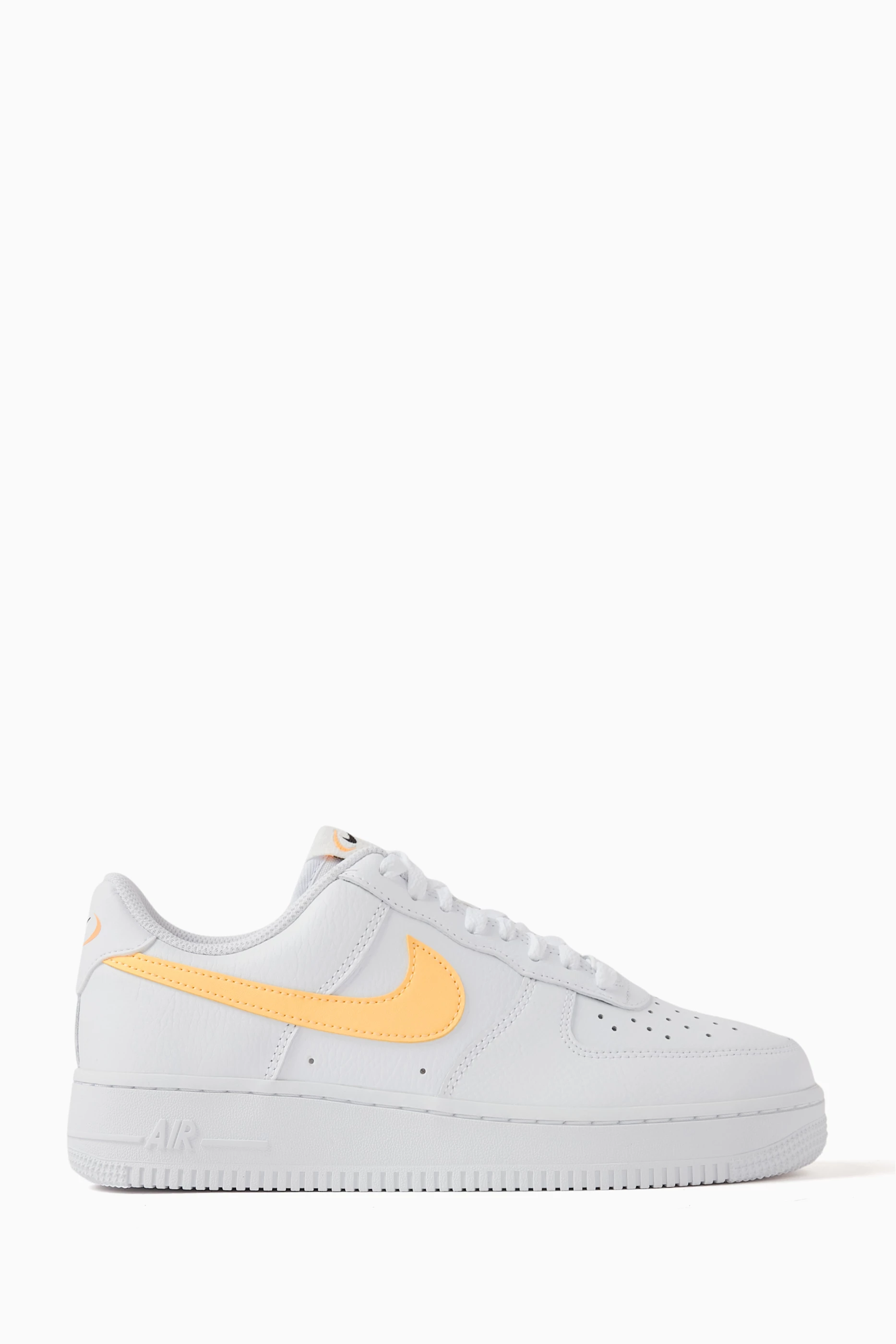 Orange nike air deals force 1 low