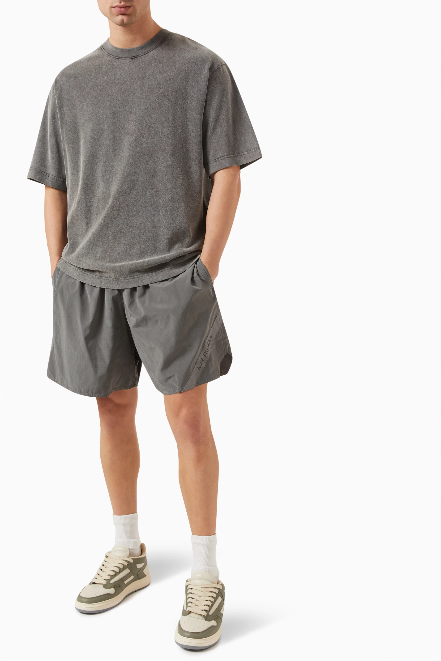 Acne nylon shorts hot sale