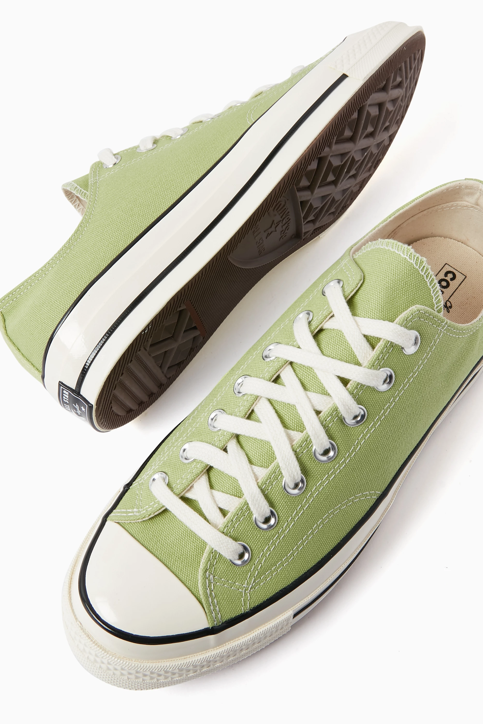 Buy Converse Green Chuck 70 Low top Sneakers in Canvas for Men in