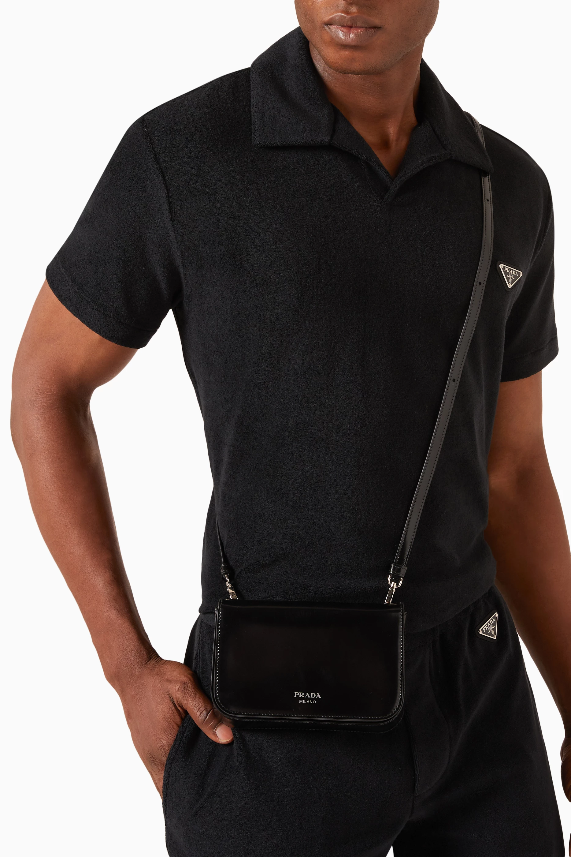 Prada mini bag with strap clearance