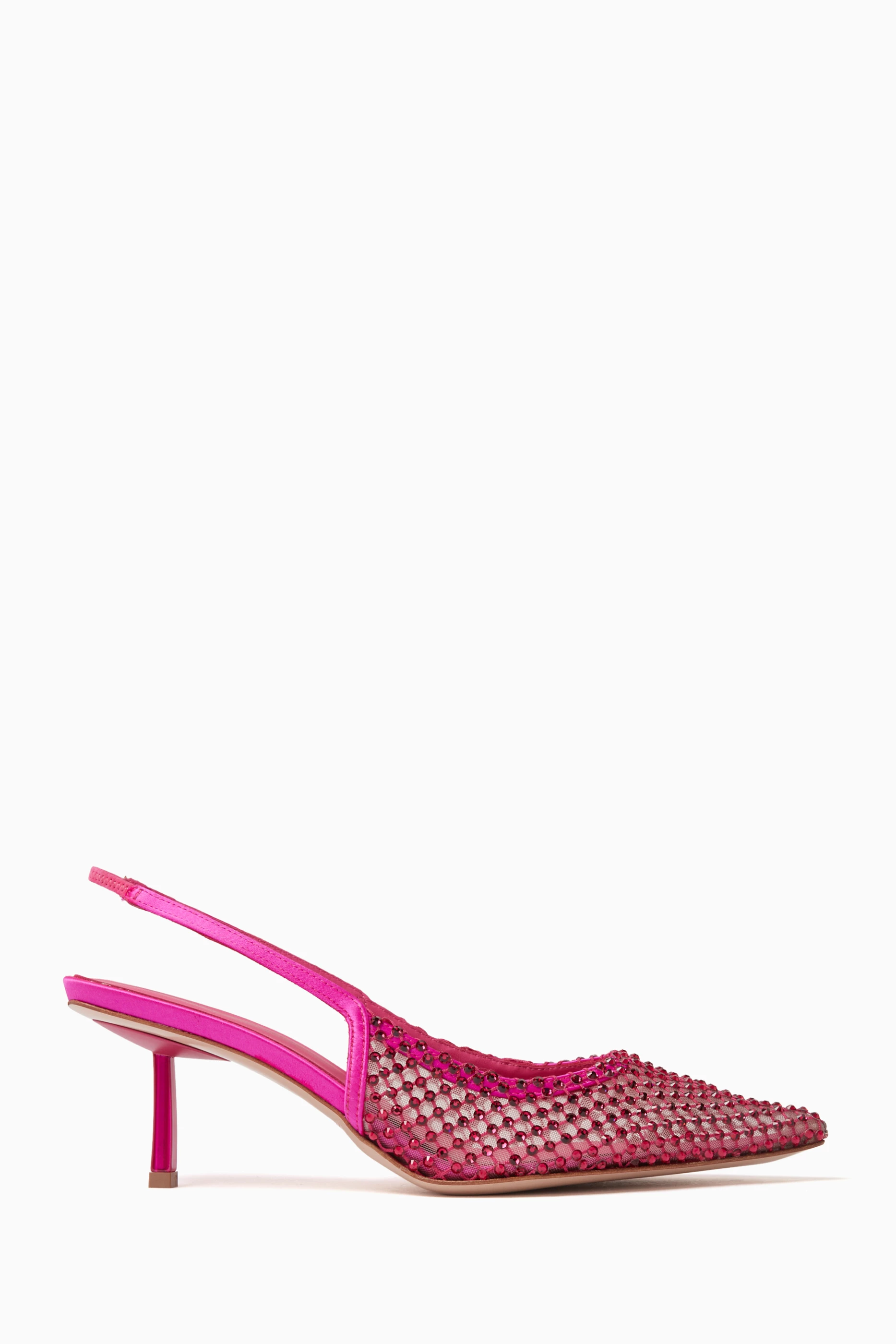 Pink kitten heels top