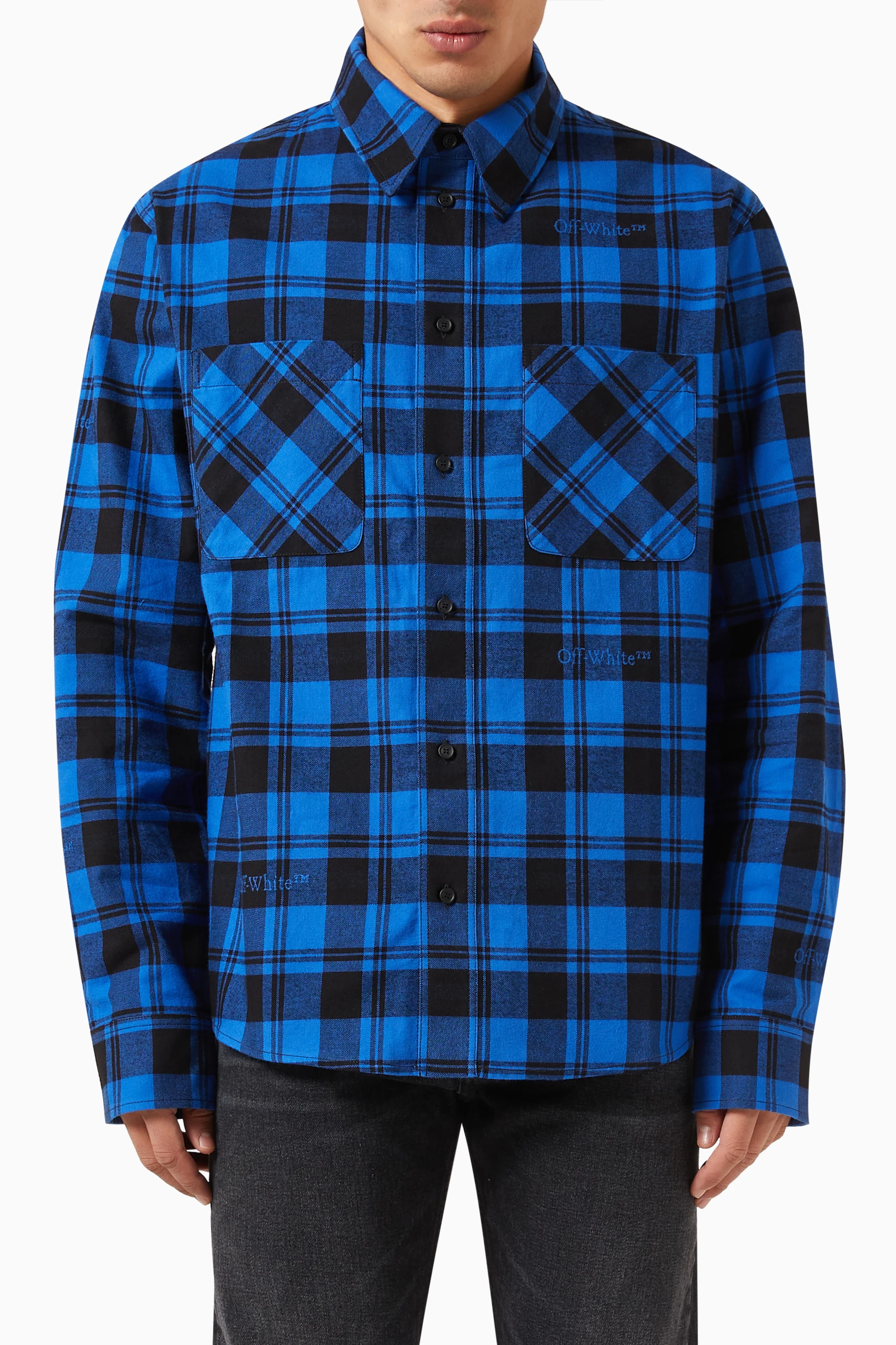 White store flannel shirt
