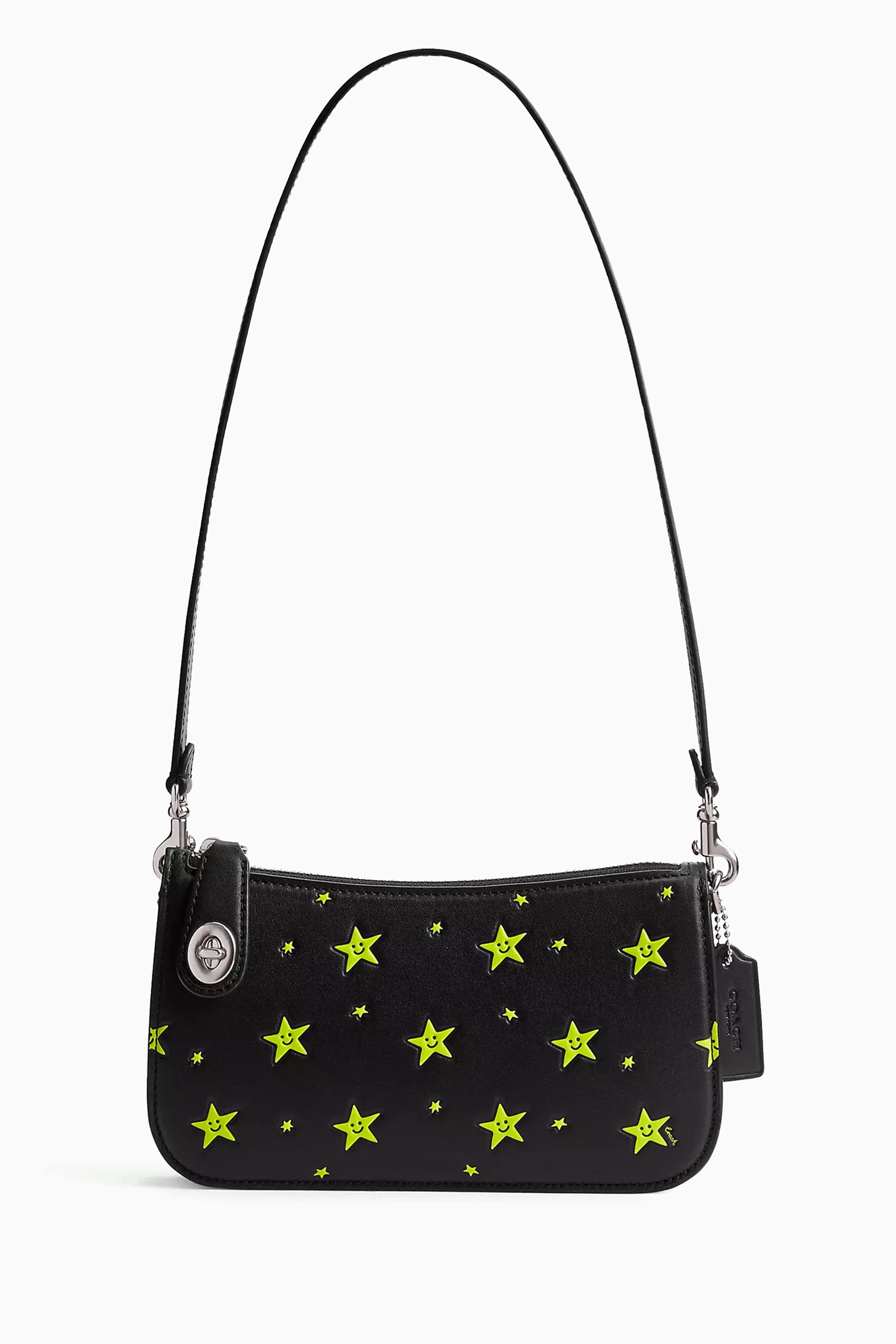 Coach black discount studded bag