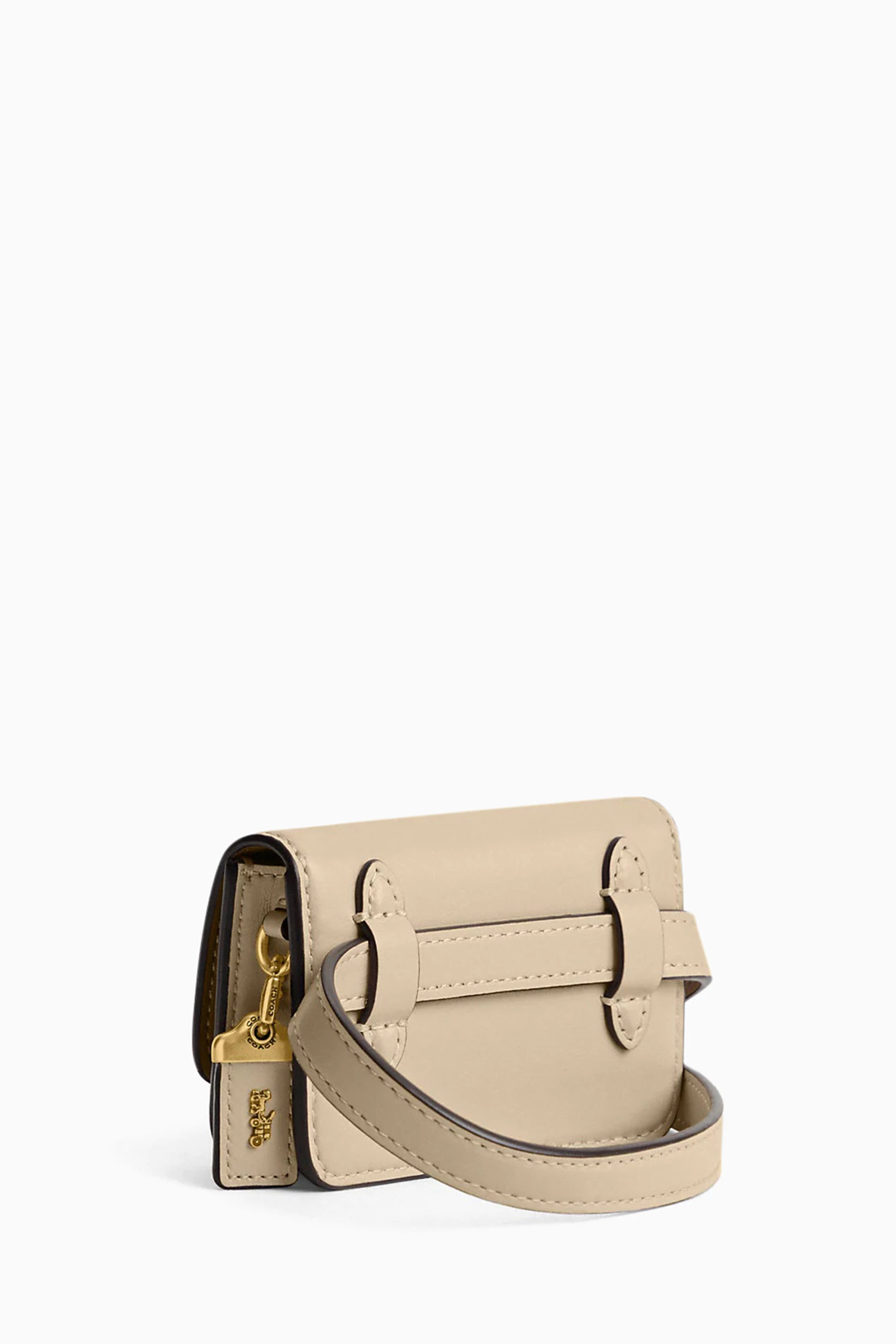 Coach belt outlet bag white