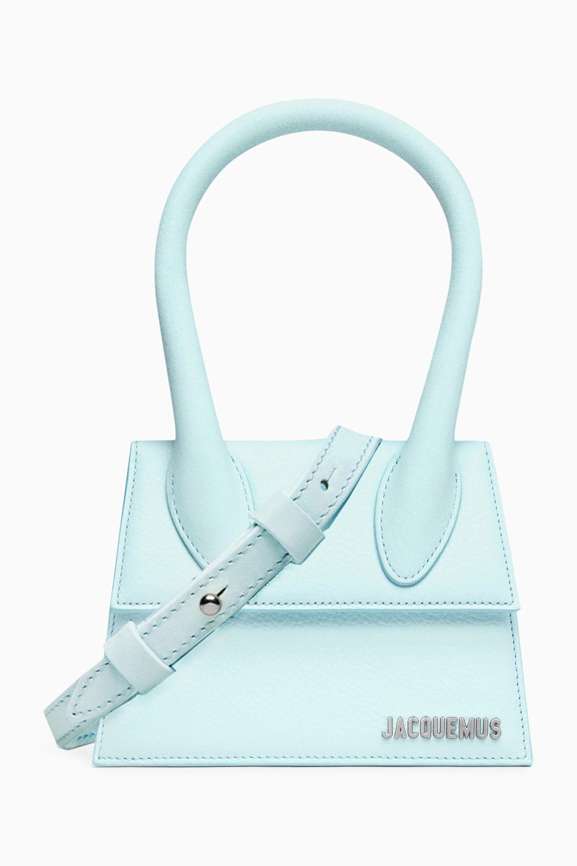Pale blue bag store