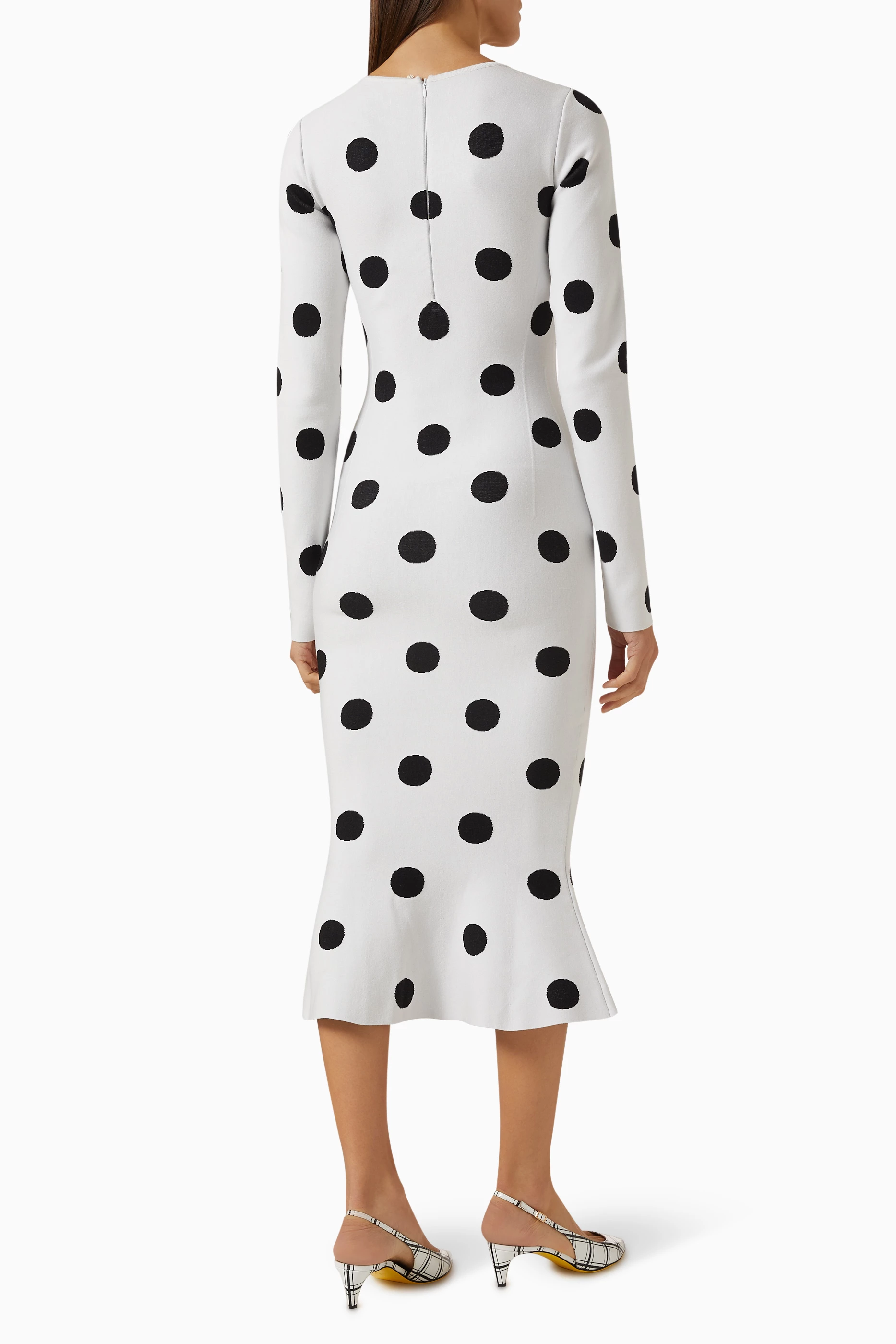 Marni polka top dot dress