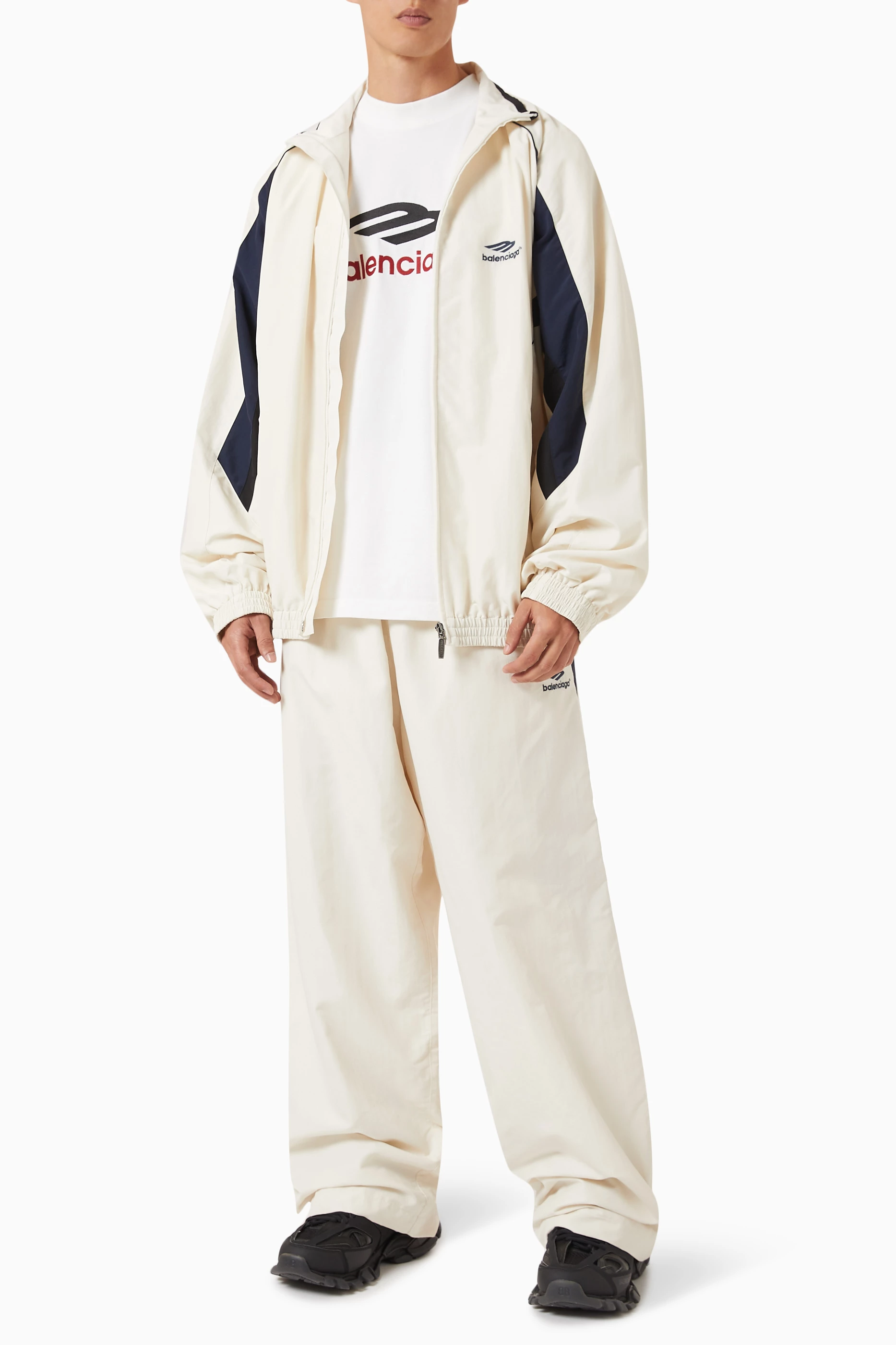 Balenciaga sweatsuit mens white sale