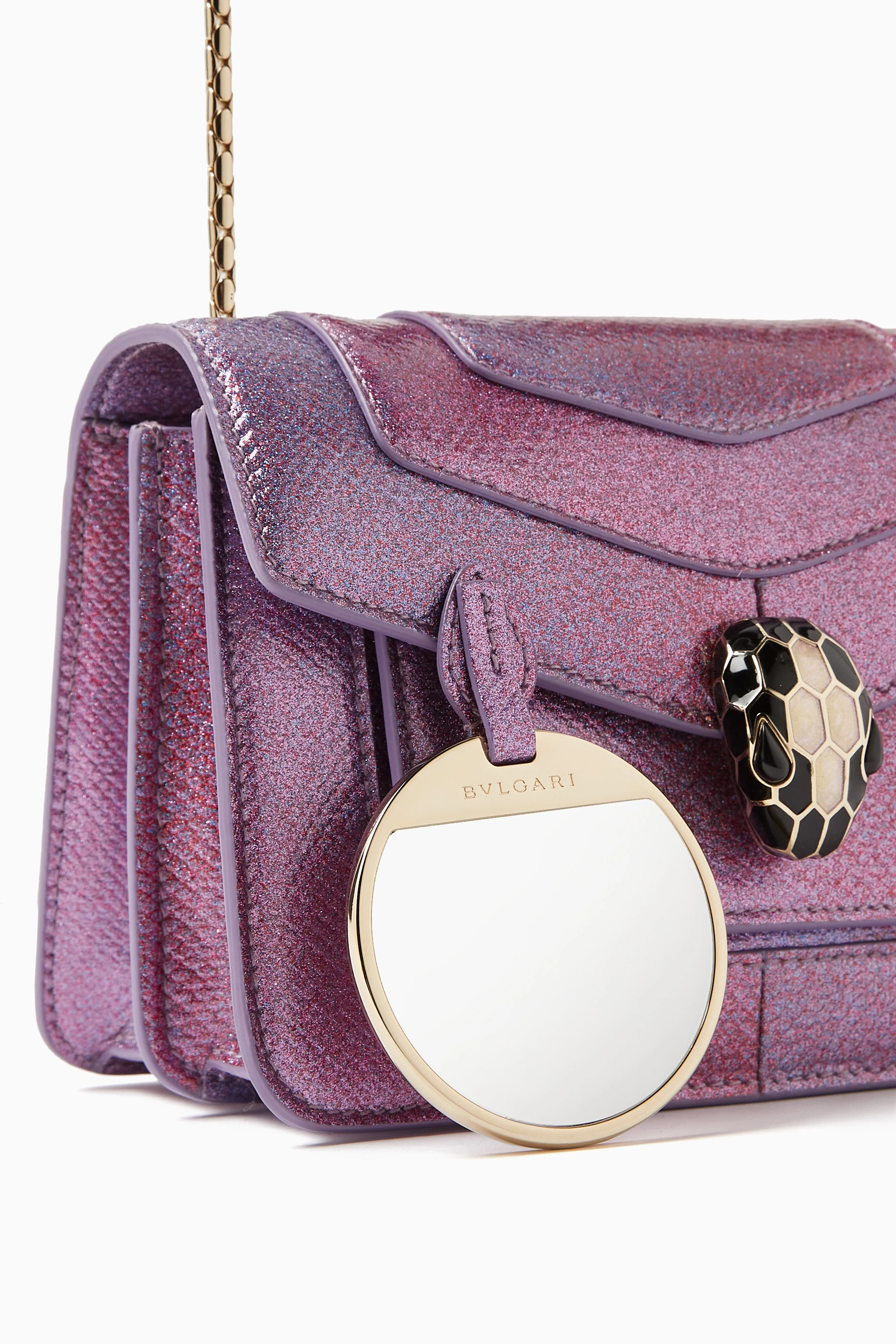 Buy BVLGARI Purple Serpenti Forever Crossbody Bag in Karung Leather for Women in UAE Ounass