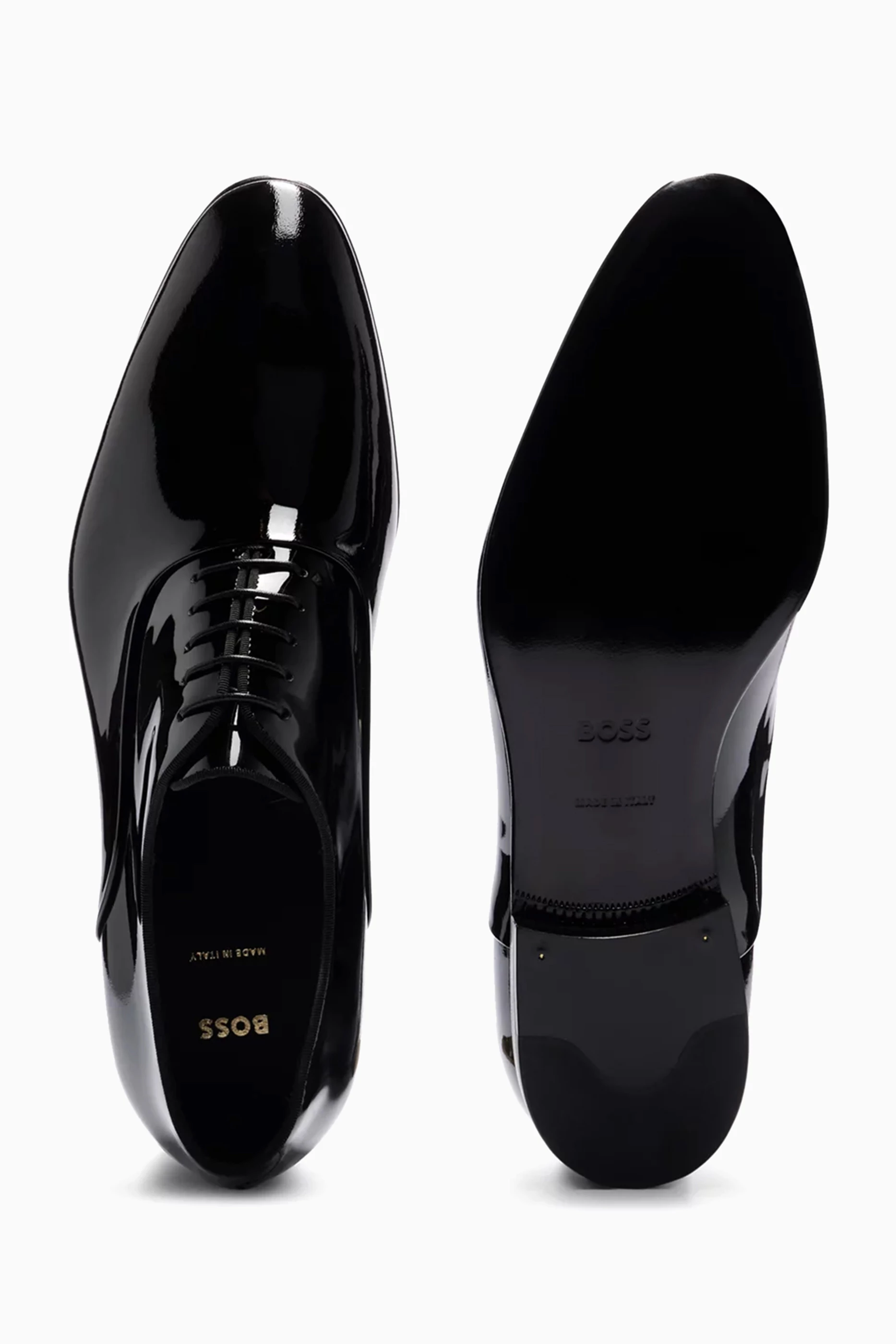 Black patent leather oxfords mens on sale