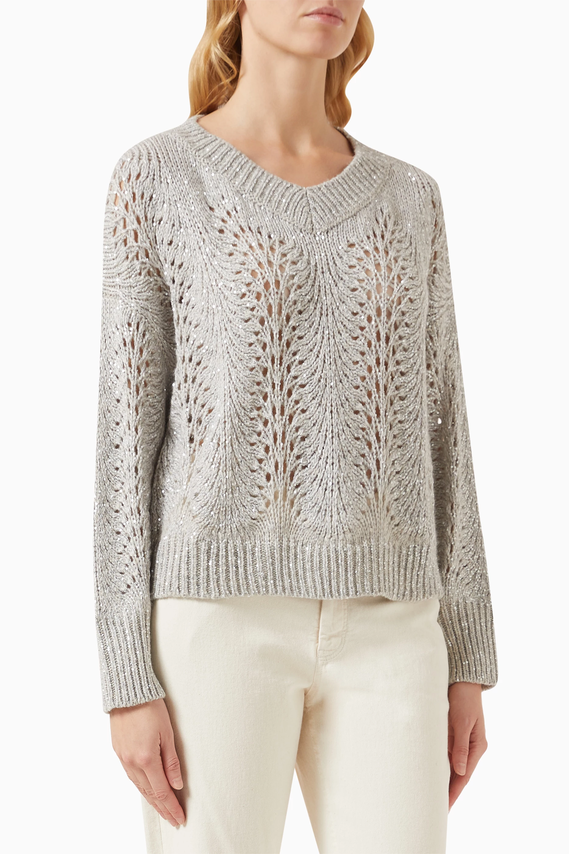 Open 2025 weave sweater