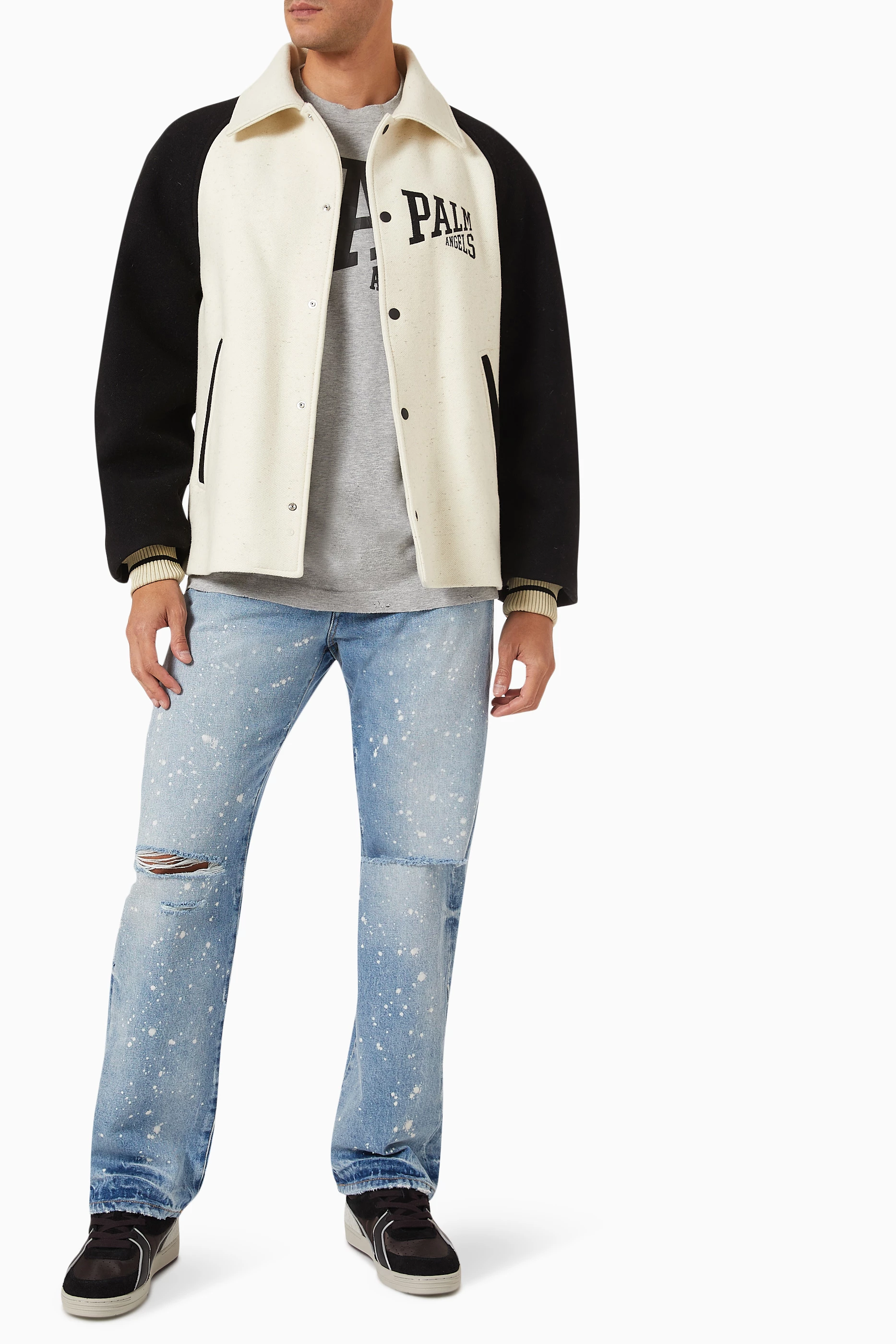 Palm angels on sale varsity jacket