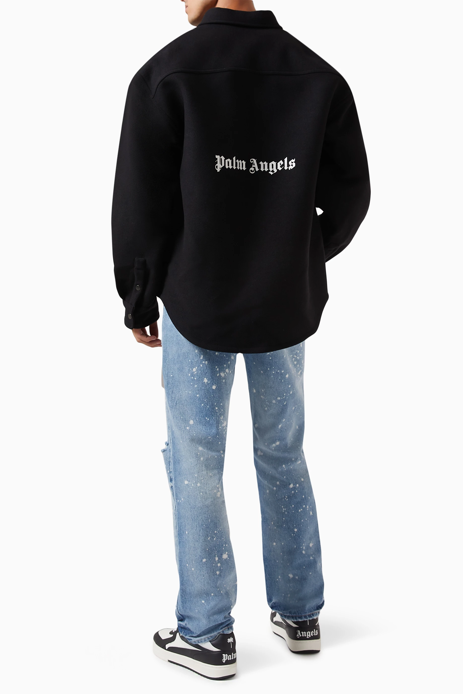 Palm angels clearance black denim jacket