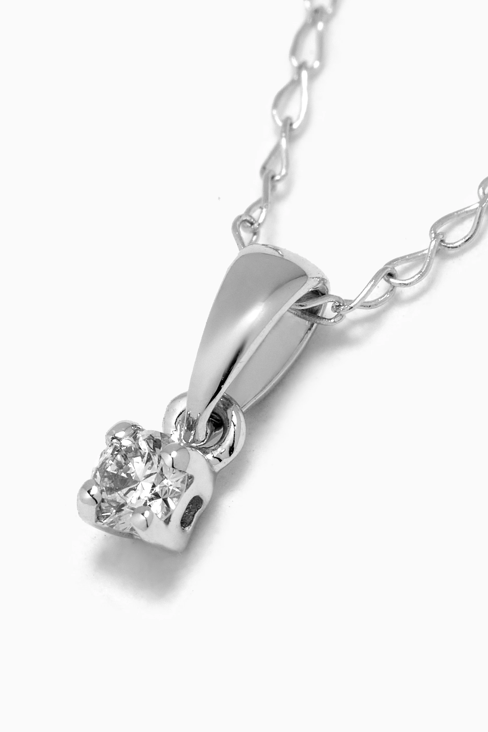 Buy Baby Fitaihi White Diamond Necklace in 18kt White Gold for Kids in UAE Ounass