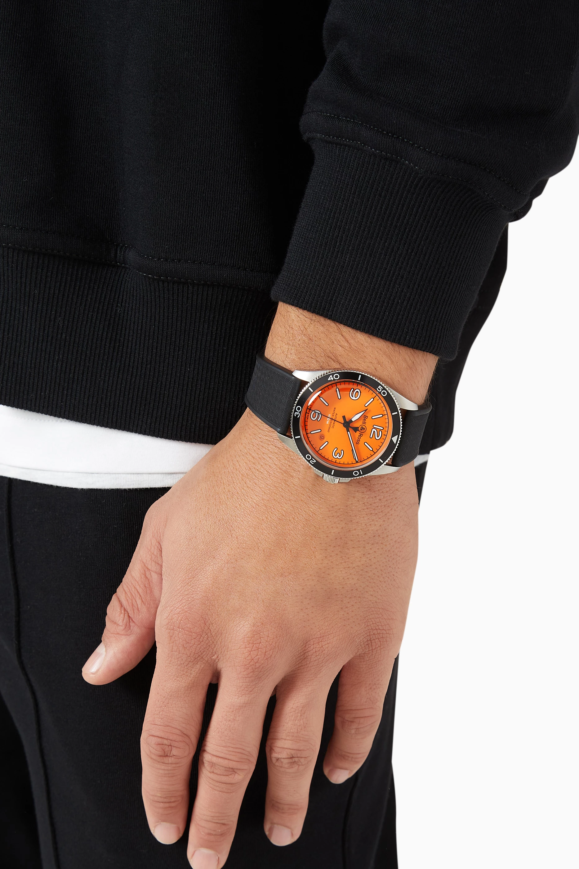 Orange watch hot sale