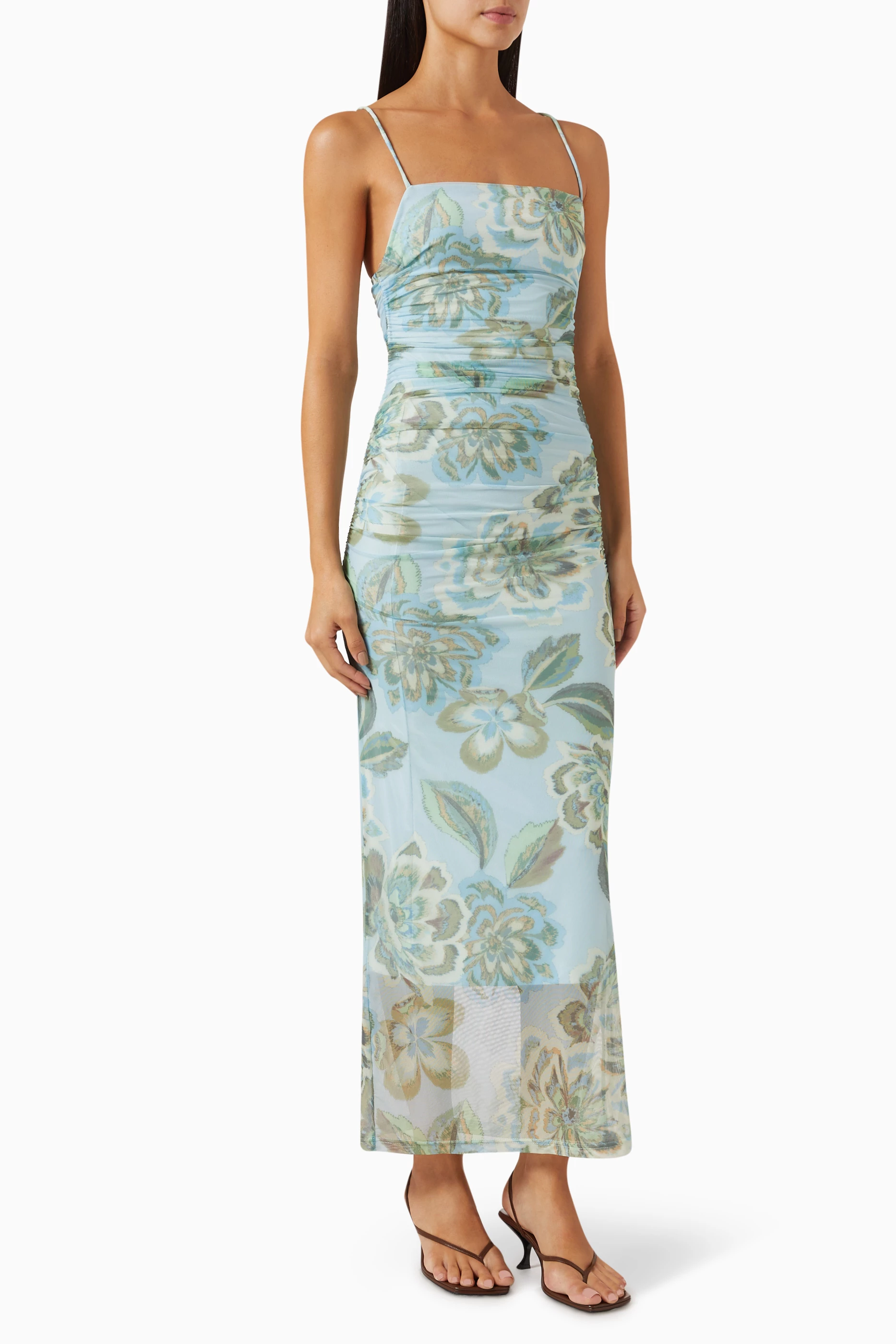 One above another mesh dress 2025