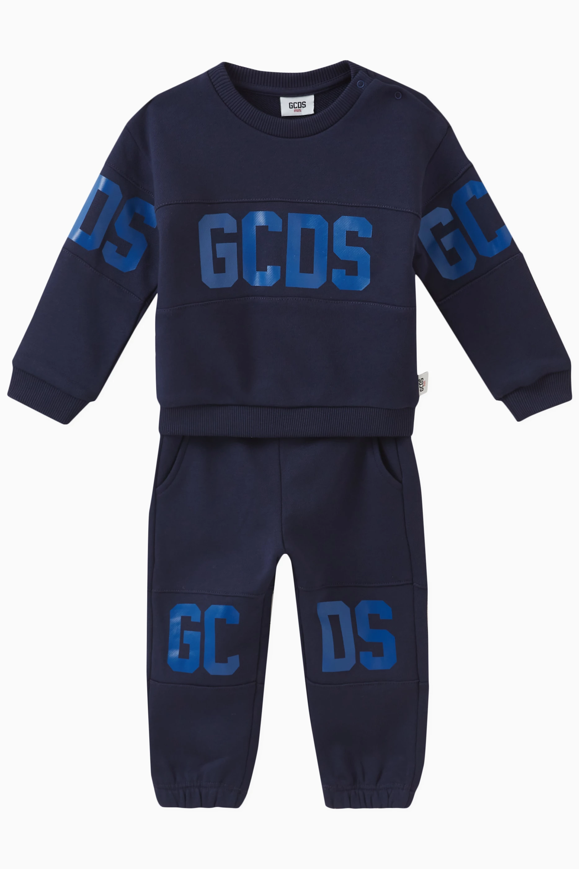 Buy GCDS Blue Logo Tracksuit Set for Baby Boys in UAE Ounass