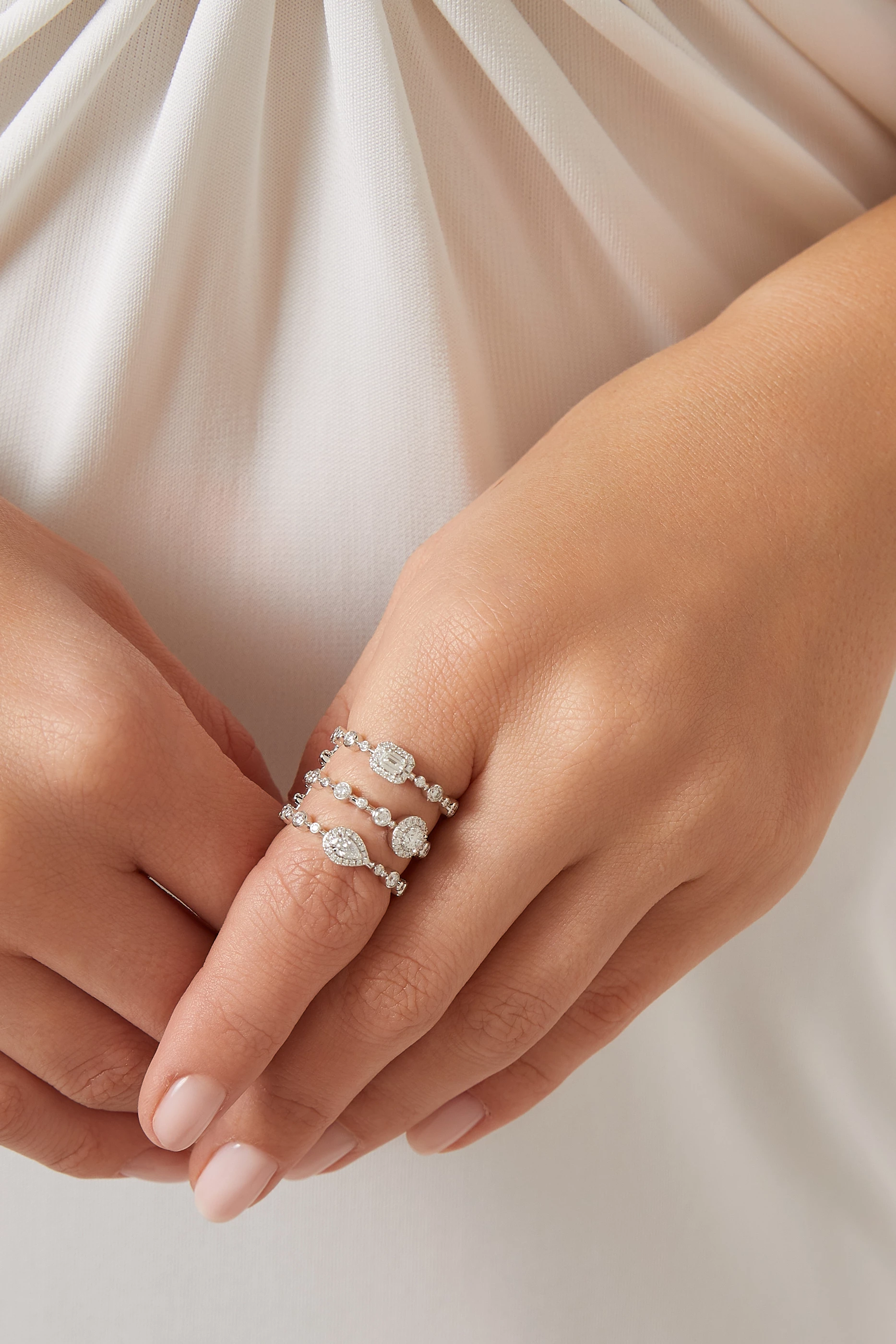Cartier teardrop engagement ring sale