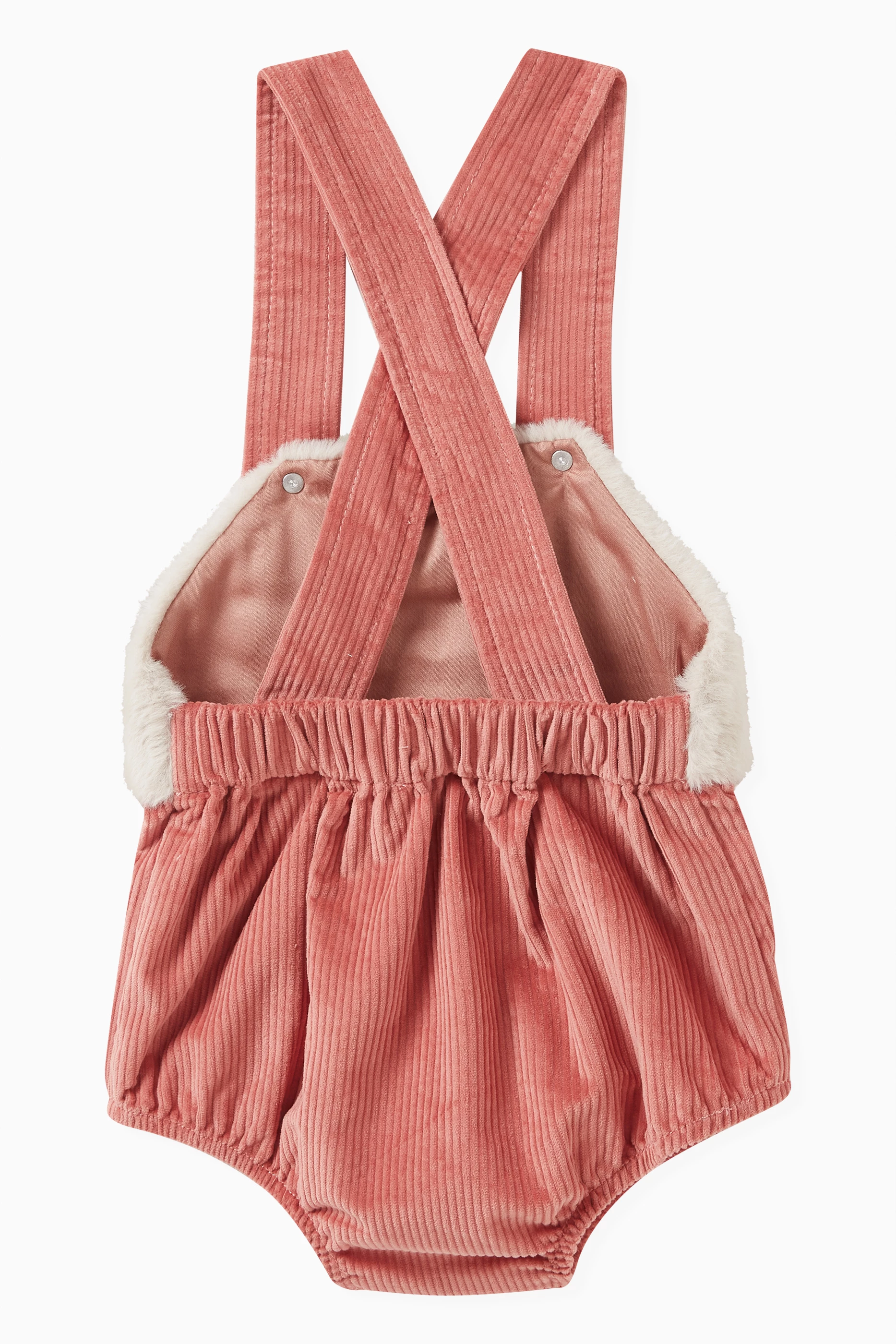 Pink cord shop dungarees