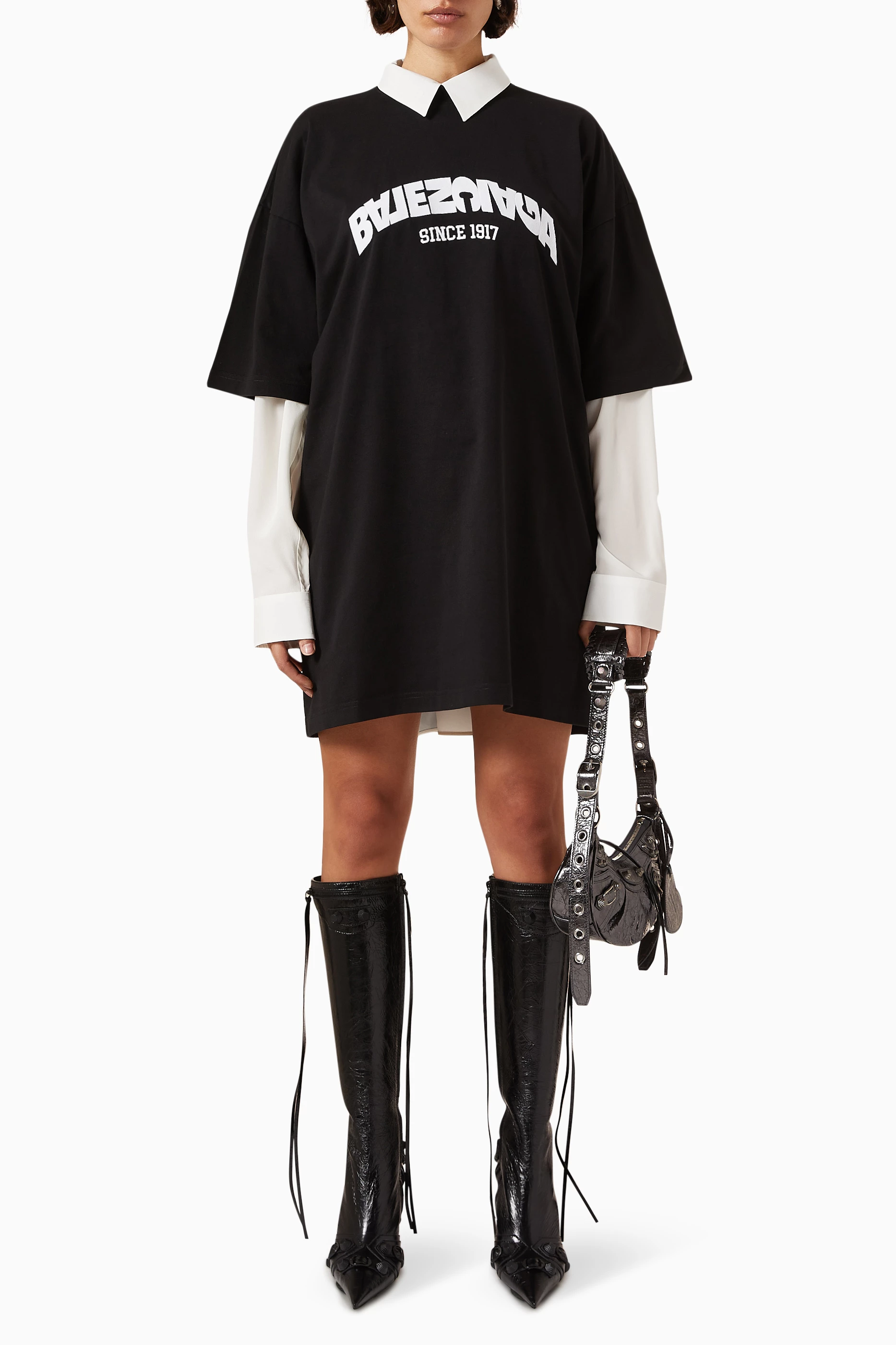 Balenciaga oversized shirt dress store