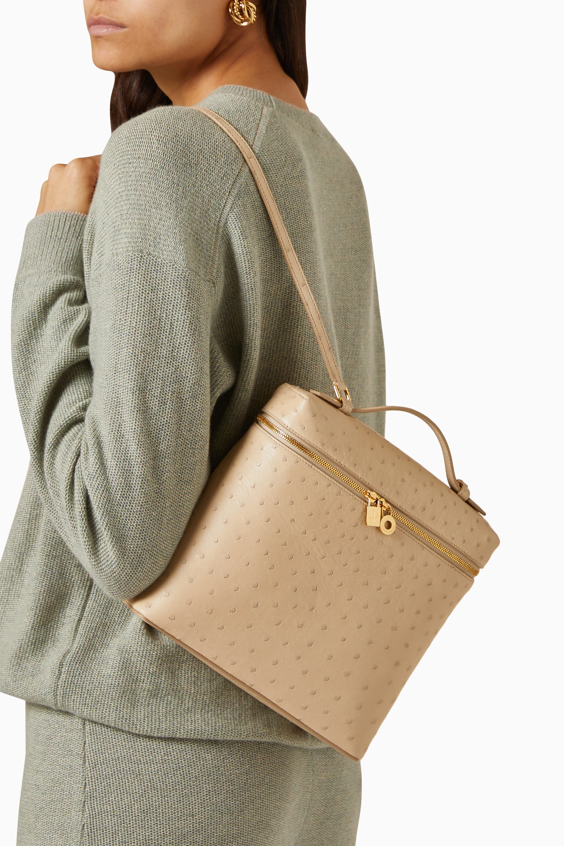 Ostrich skin deals backpack