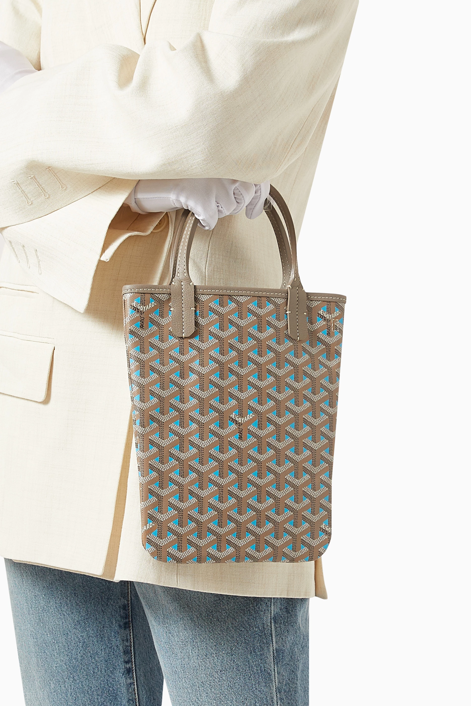 Goyard Women's Limited Edition Turquoise Poitier Mini Tote Bag Handbag Rare  New – THE-ECHELON