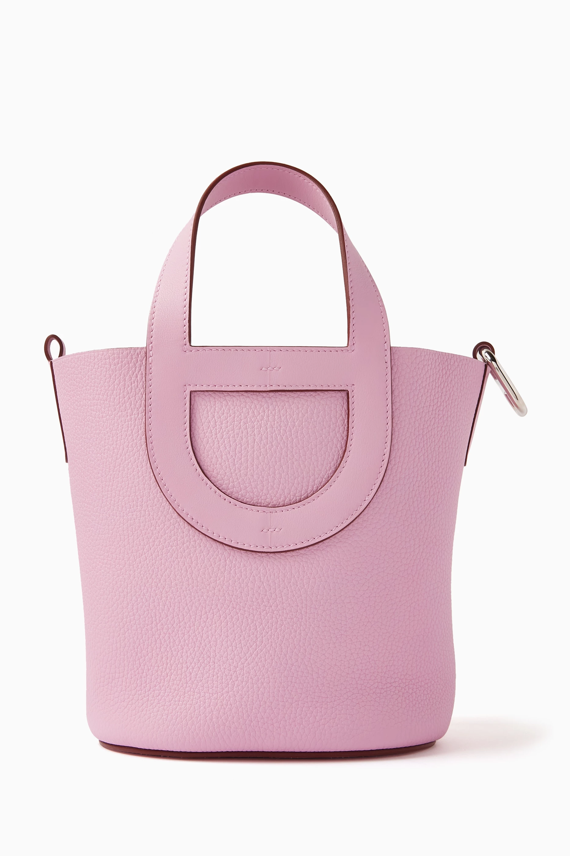Hermes In-The-Loop Bag Clemence with Swift 18 Pink 19779636