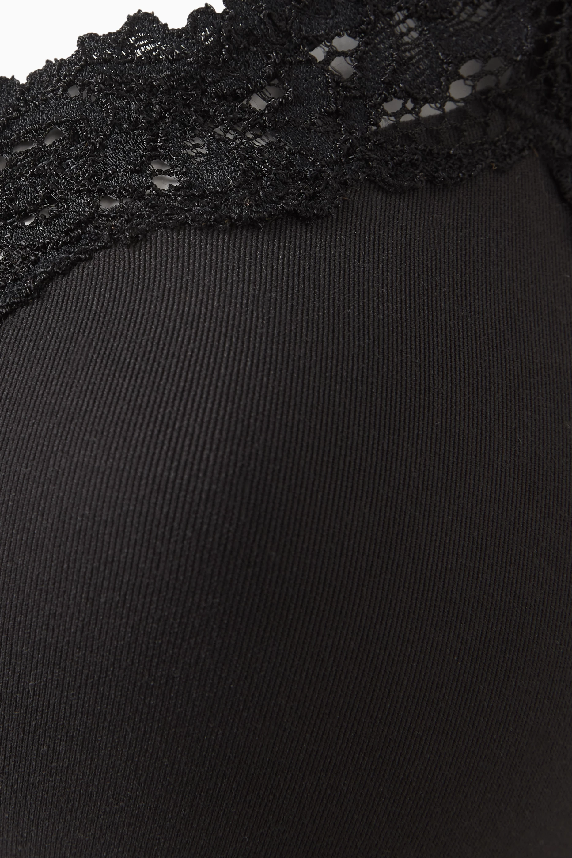Buy SKIMS Black Fits Everybody Scoop Bralette in Corded Lace for Women in  UAE