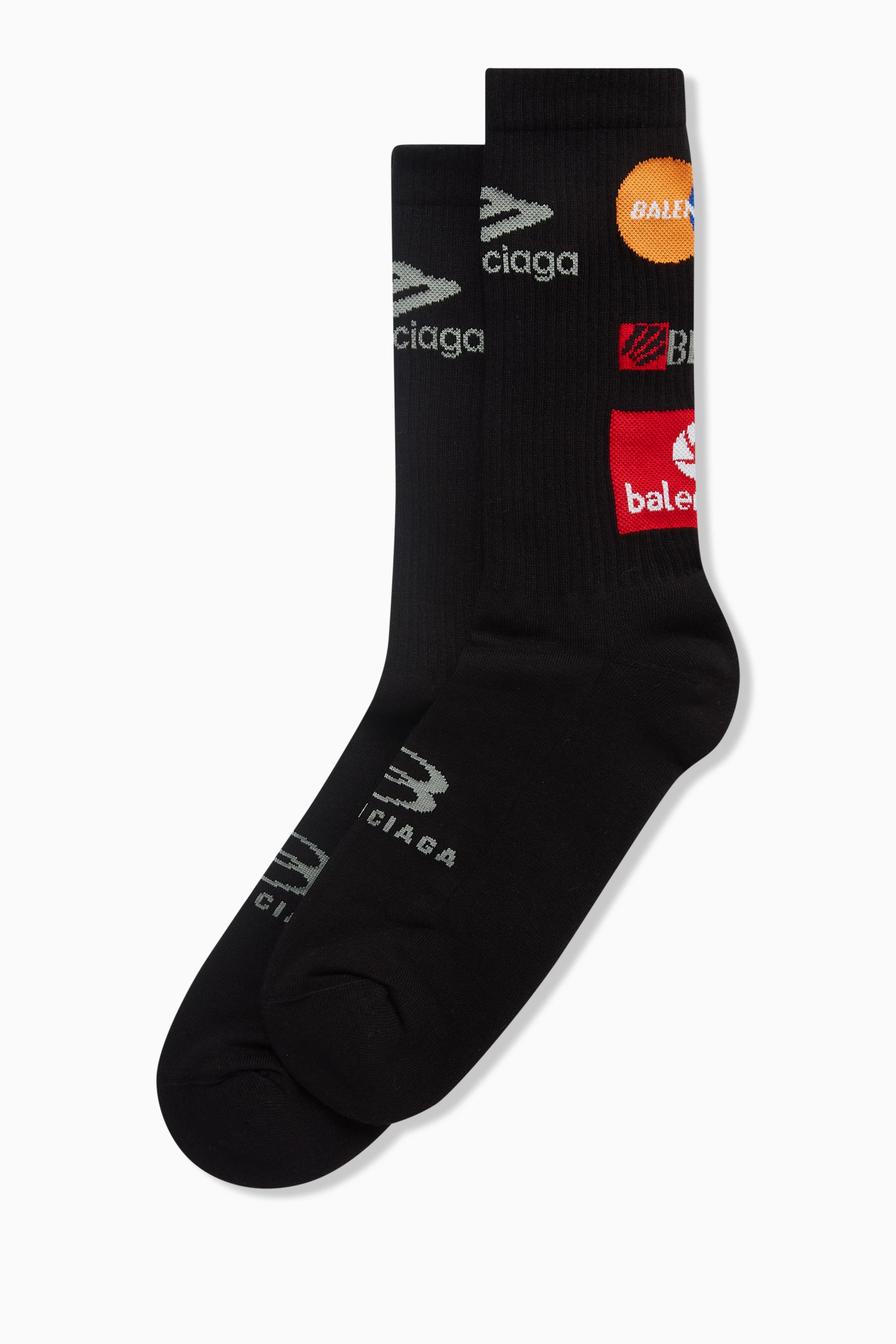 Balenciaga socks all black deals