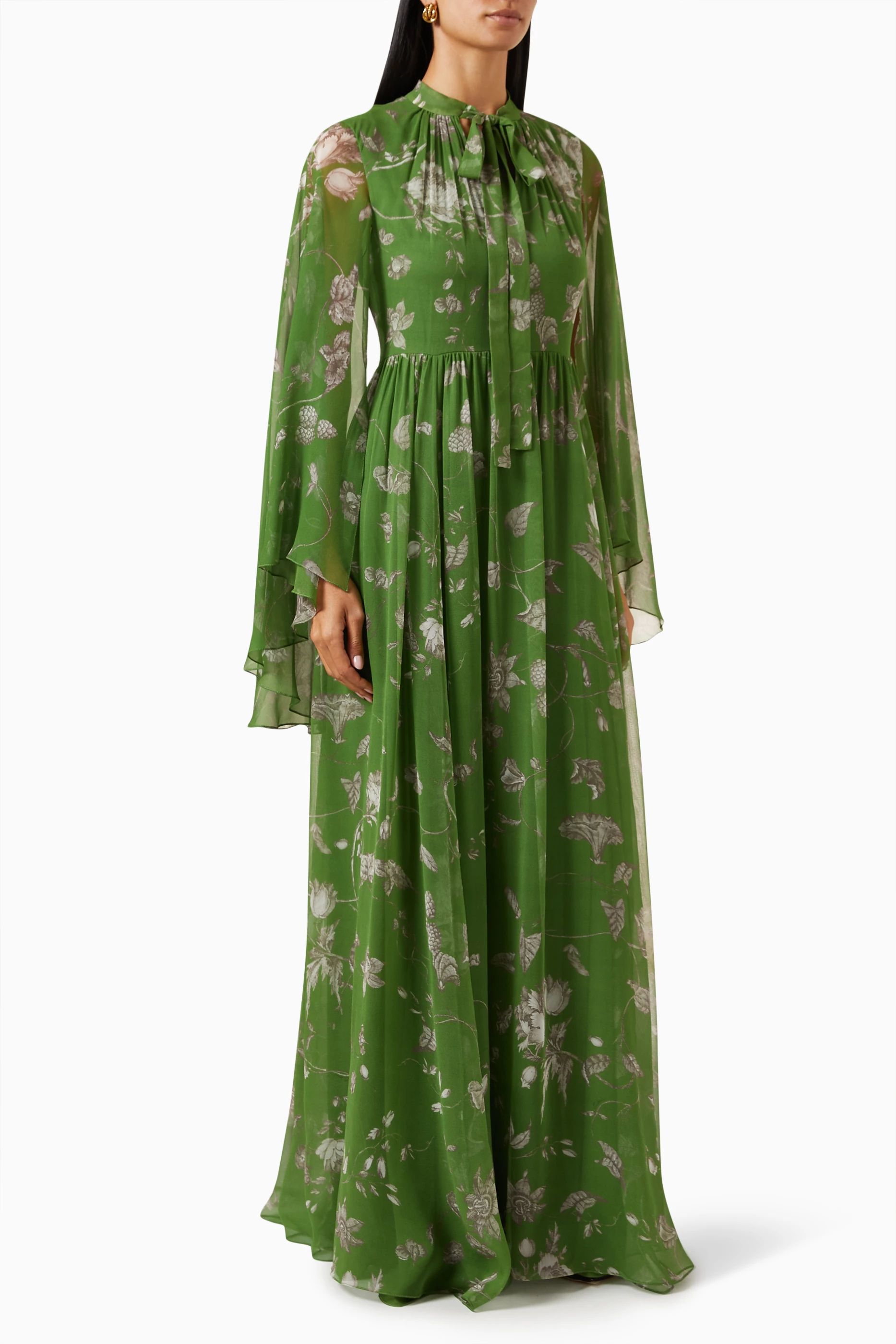 Erdem floral maxi clearance dress