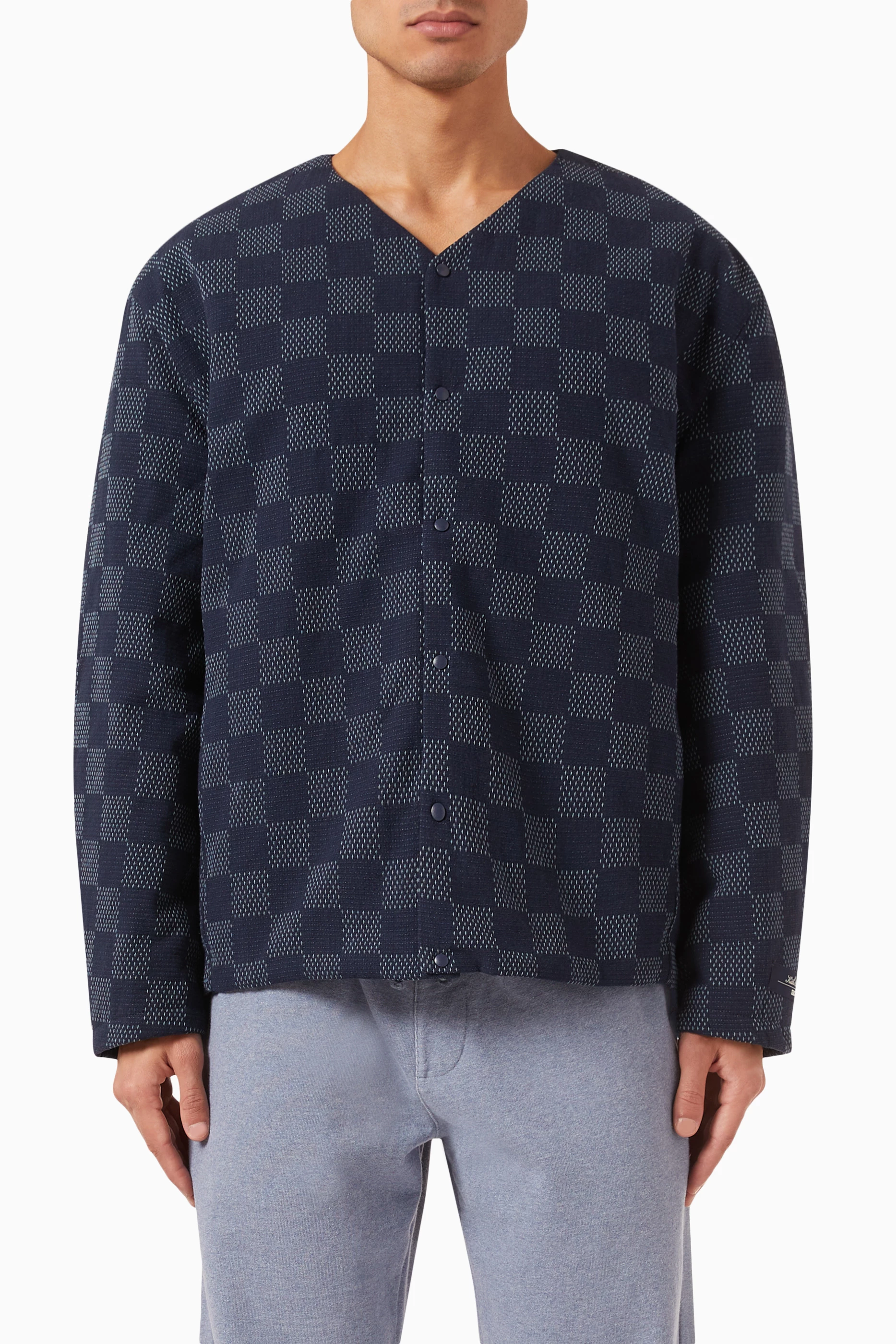 Kith Check Denim Winfield Quilted Liner - Eve